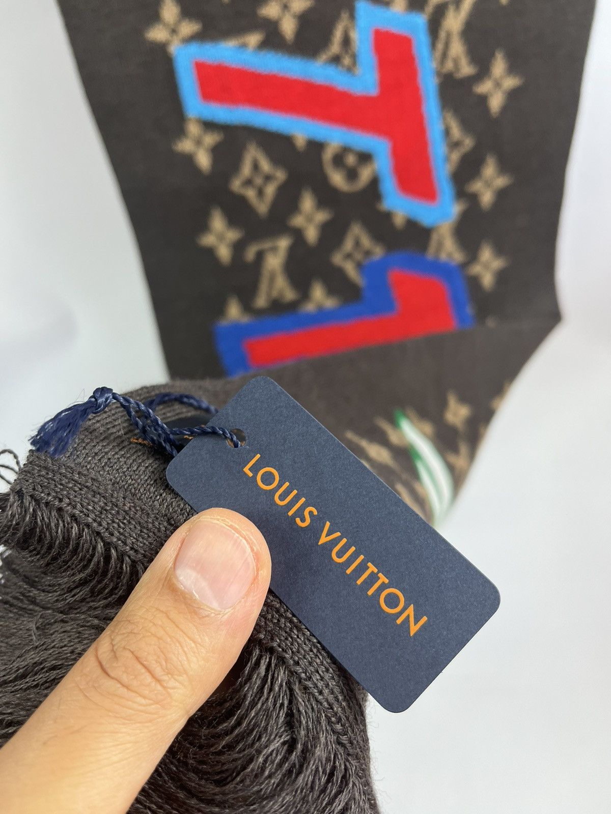 Louis Vuitton NBA MONOGRAM WOOL SCARF Size ONE SIZE - 7 Thumbnail