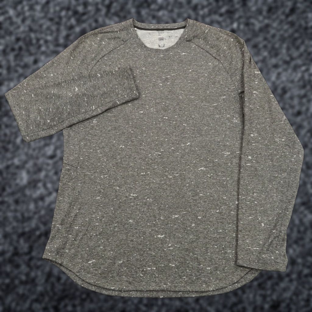 Lululemon Lululemon Shirt Mens Medium Heather Grey Long Sleeve Free Form Pullover Vented Size US M / EU 48-50 / 2 - 1 Thumbnail