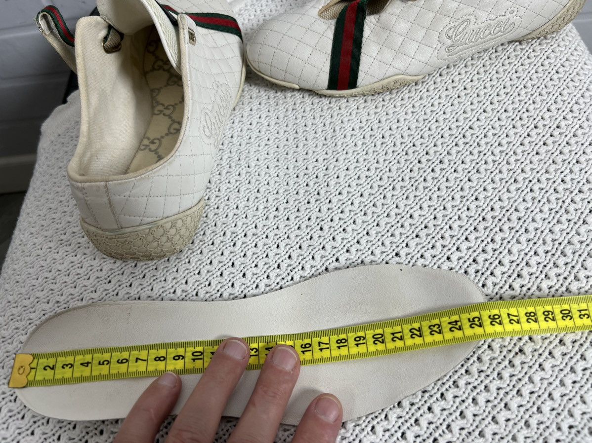 Gucci Gucci Leather Sneakers White Size 37 Size US 7 / IT 37 - 13 Thumbnail