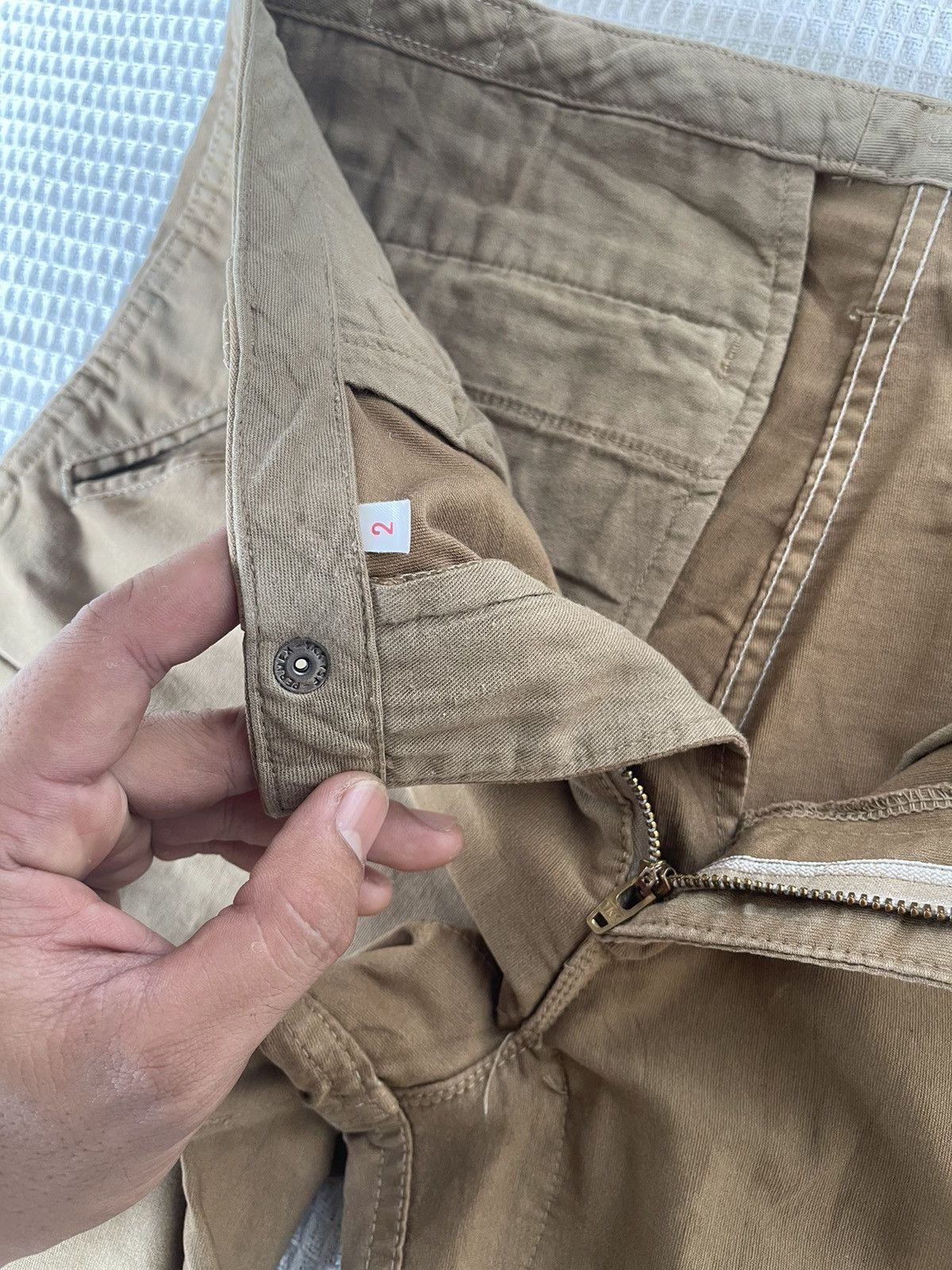 HOLLYWOOD RANCH MARKET Vintage’90s🔥HR MARKET BUZZ RICKSON🔥Extra Heavy Cargo Pants Size US 31 - 12 Thumbnail