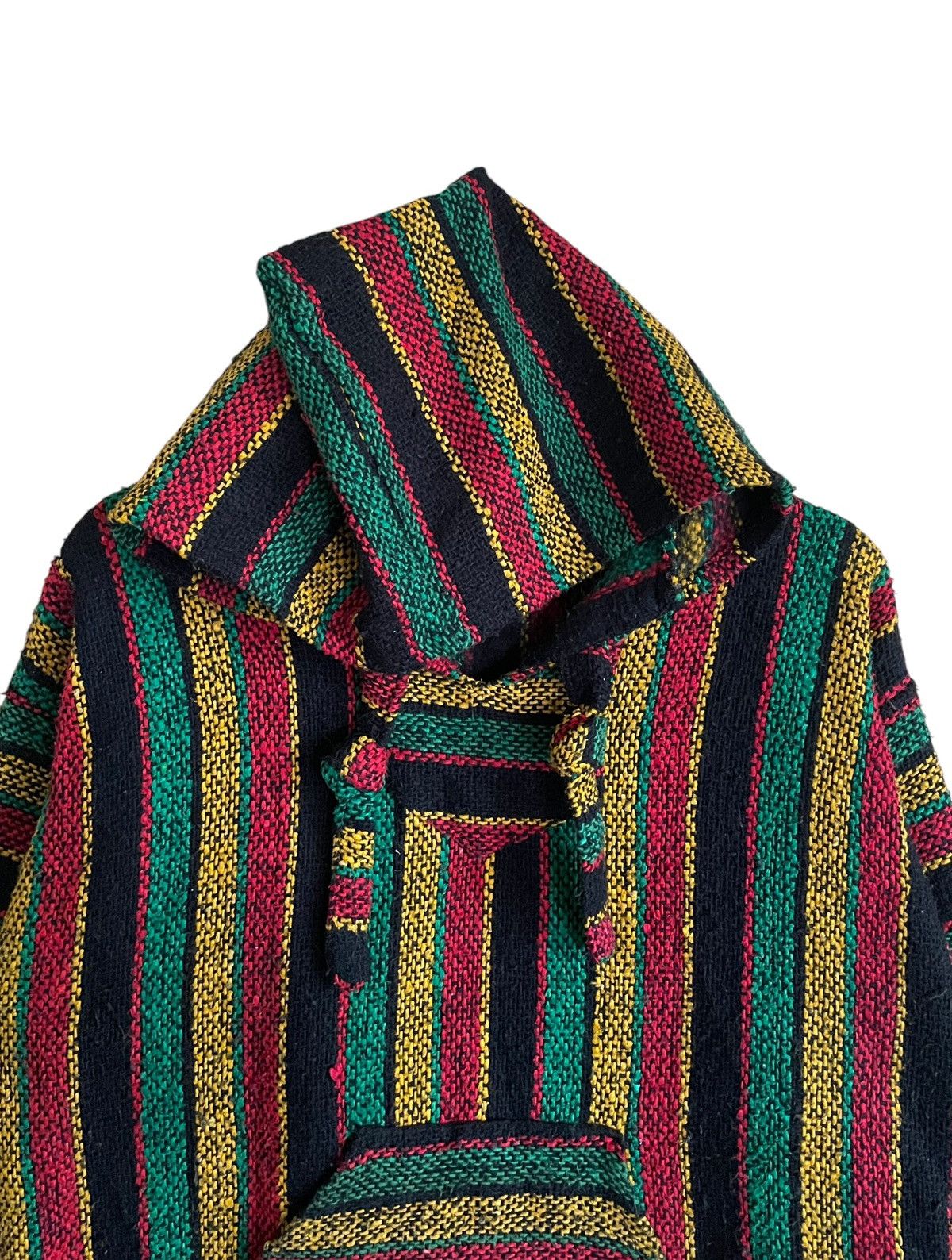 Vintage Vintage Mexican Baja Rasta Hoodie 1990s Size US M / EU 48-50 / 2 - 3 Thumbnail