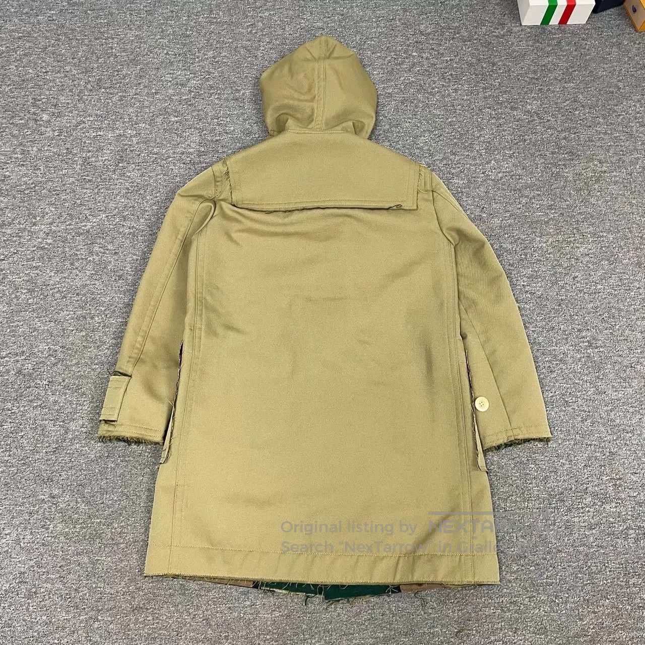 Sacai sacai khaki duffle coat with hood. Size US M / EU 48-50 / 2 - 2 Thumbnail