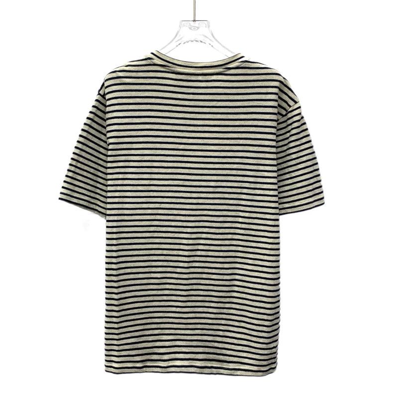 Loewe LOEWE Plaid lettered fleece striped wool round neck short Size M / US 6-8 / IT 42-44 - 2 Thumbnail