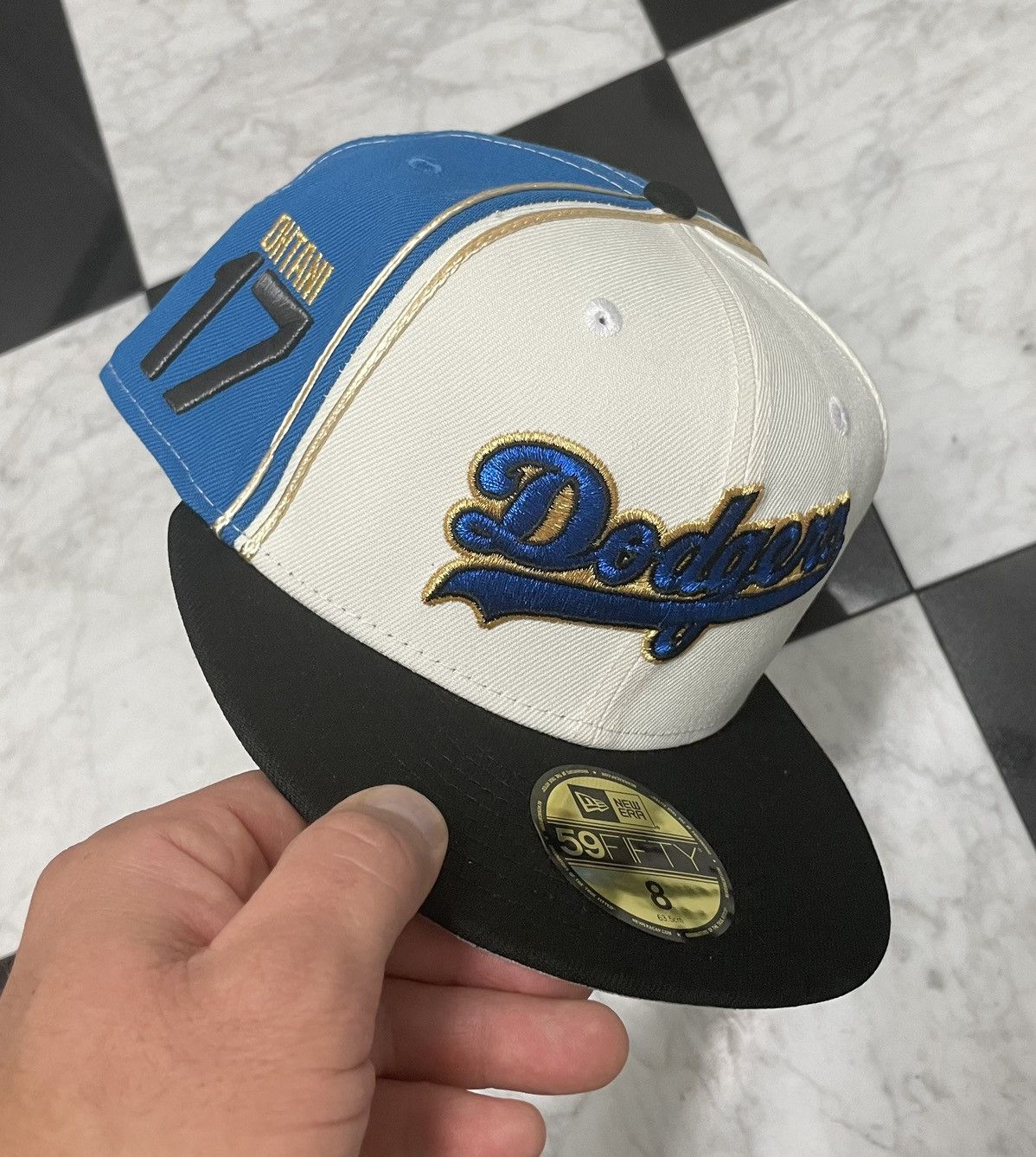 New Era 🔥 Exclusive Rare Ohtani Dodgers fitted size 8 Size ONE SIZE - 1 Thumbnail