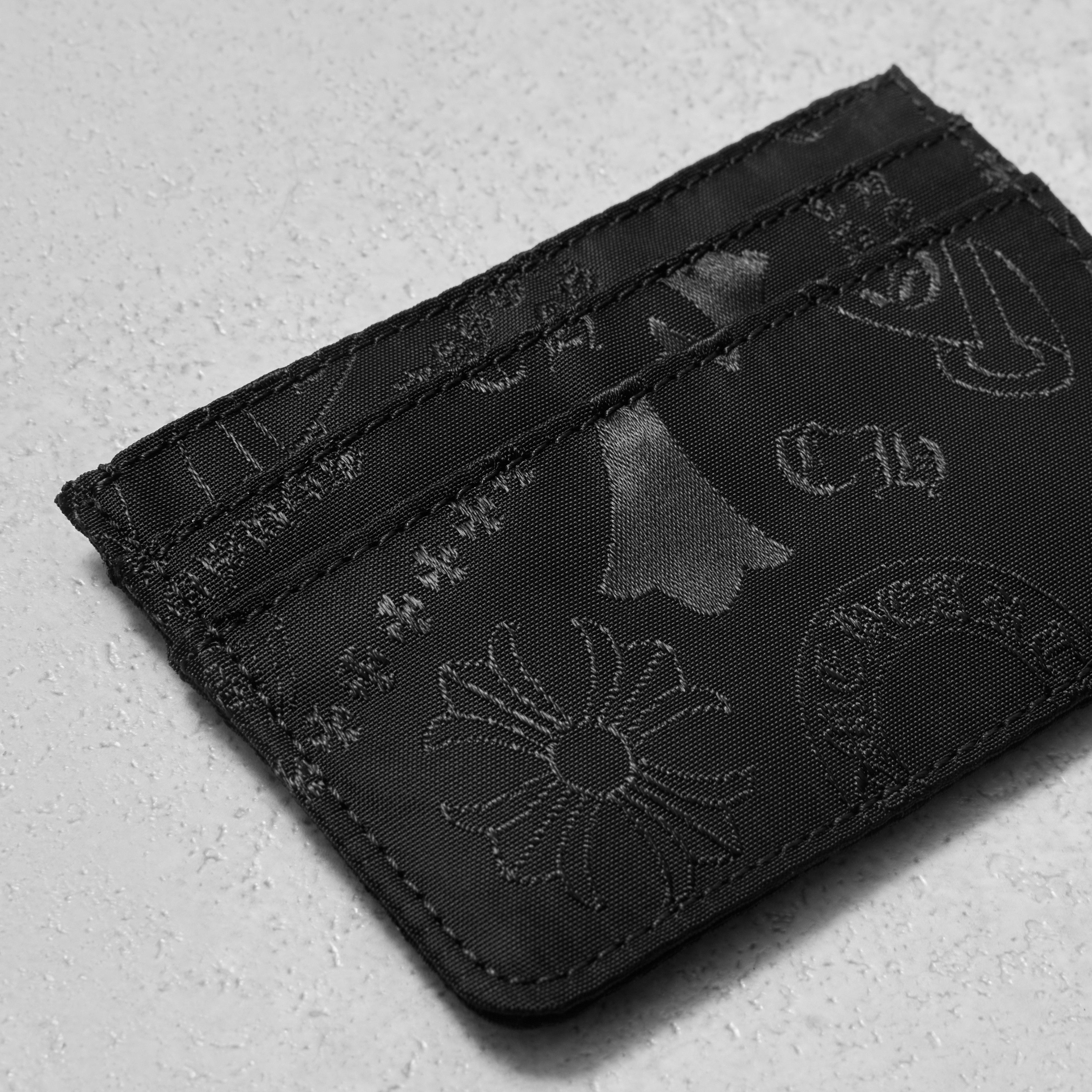 Chrome Hearts CHROME HEARTS Motif Nylon Scroll Label Card Holder Multi Size ONE SIZE - 5 Thumbnail