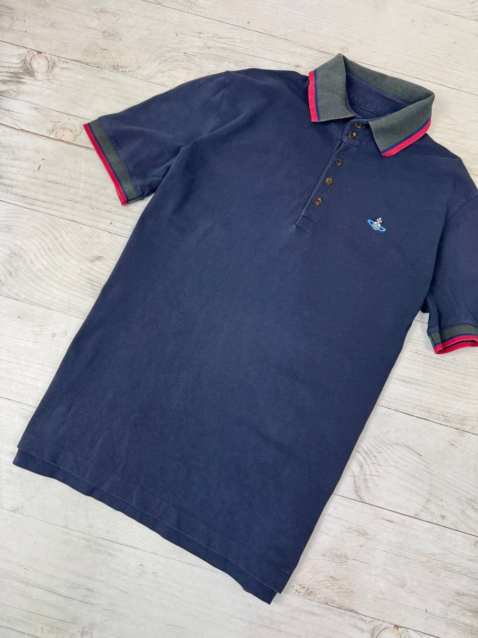 Vivienne Westwood Vivienne Westwood Polo Shirt Logo Orb Luxury Size US XL / EU 56 / 4 - 3 Thumbnail