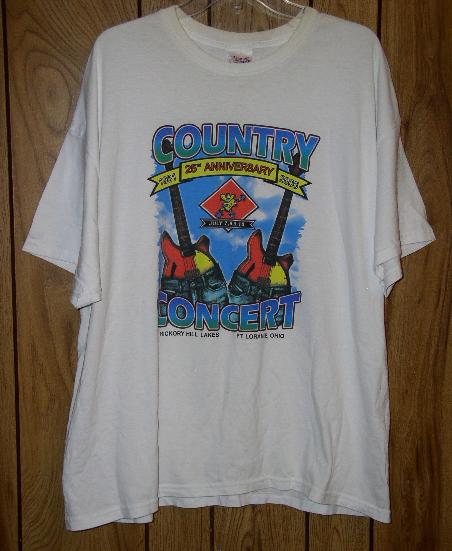 Hanes Brad Paisley Concert Shirt 2005 Country Concert Fort Loramie Size US XXL / EU 58 / 5 - 1 Thumbnail