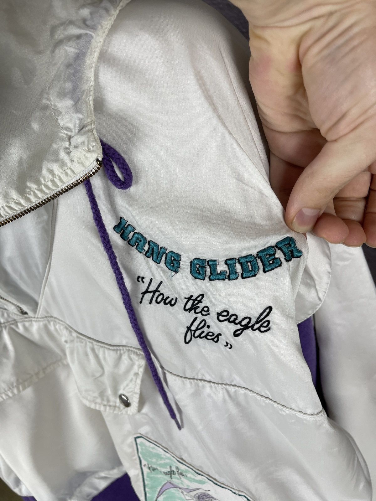 Adidas Adidas Hang Glider vintage 90s how the eagle flies anorak Size US S / EU 44-46 / 1 - 8 Thumbnail