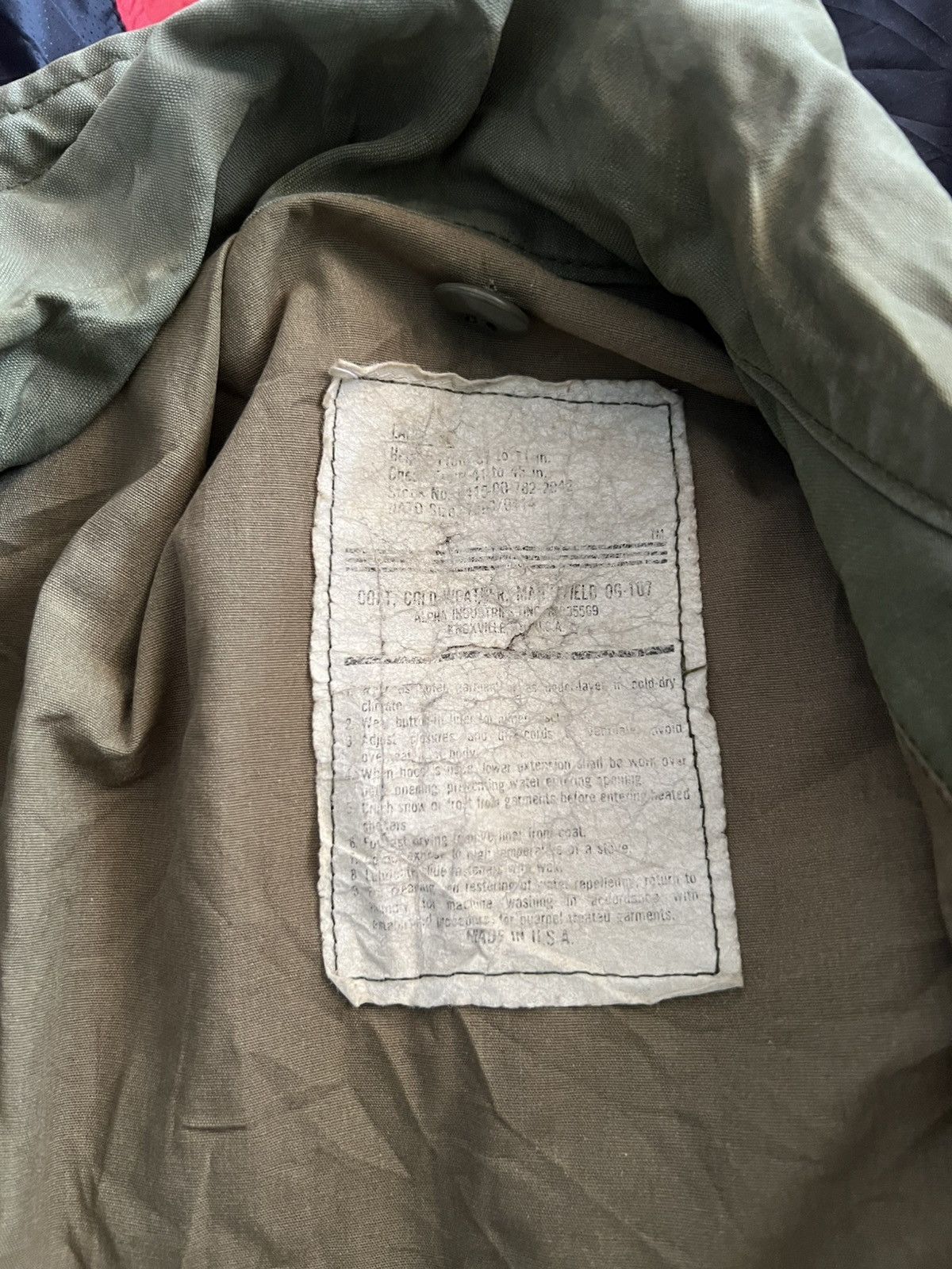 Alpha Industries m65 field jacket Like Jacket Size US L / EU 52-54 / 3 - 3 Thumbnail