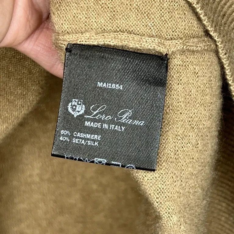 Loro Piana LORO PIANA Men's cashmere sweater Size US L / EU 52-54 / 3 - 8 Thumbnail