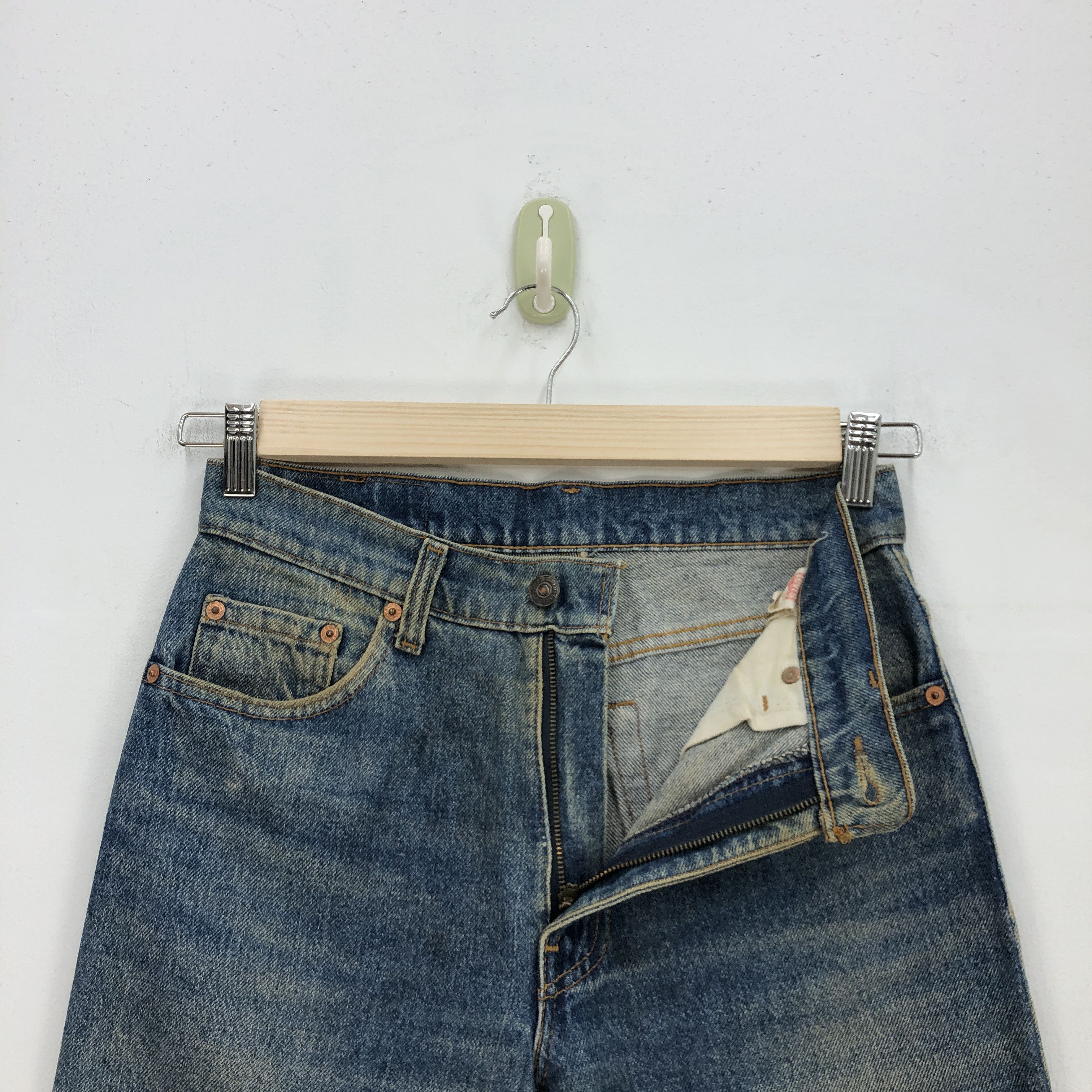 Levi's Vintage Levis 510 Stonewash Jeans Levi's Mud Faded Denim Size 28" / US 6 / IT 42 - 5 Thumbnail