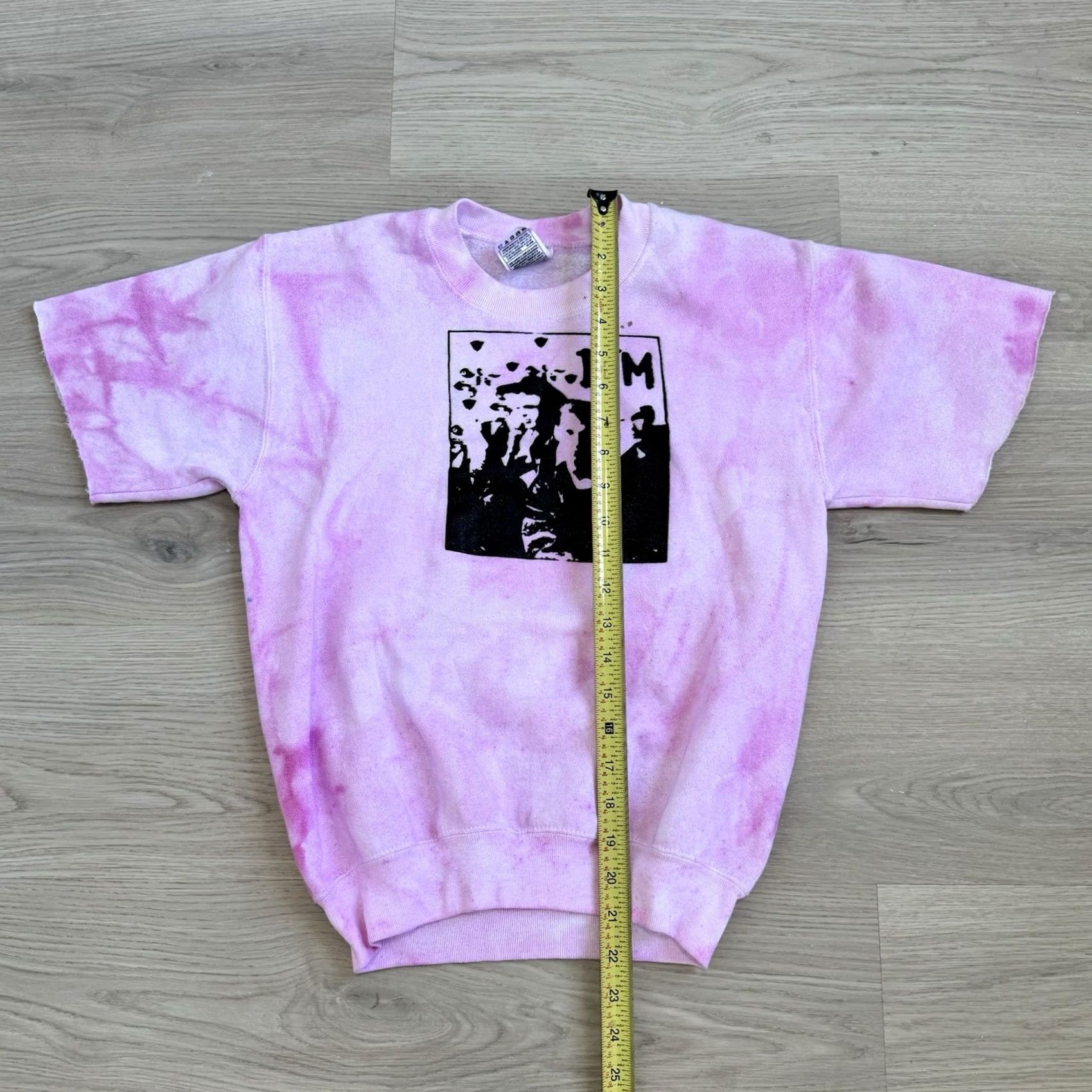 Fruit Of The Loom VINTAGE Depeche Mode Sweatshirt Crewneck Women’s Pink Cut Off Grunge New Wave Cropped Pullover Sweatshirt 90s Mens Women Size XL / US 12-14 / IT 48-50 - 6 Thumbnail