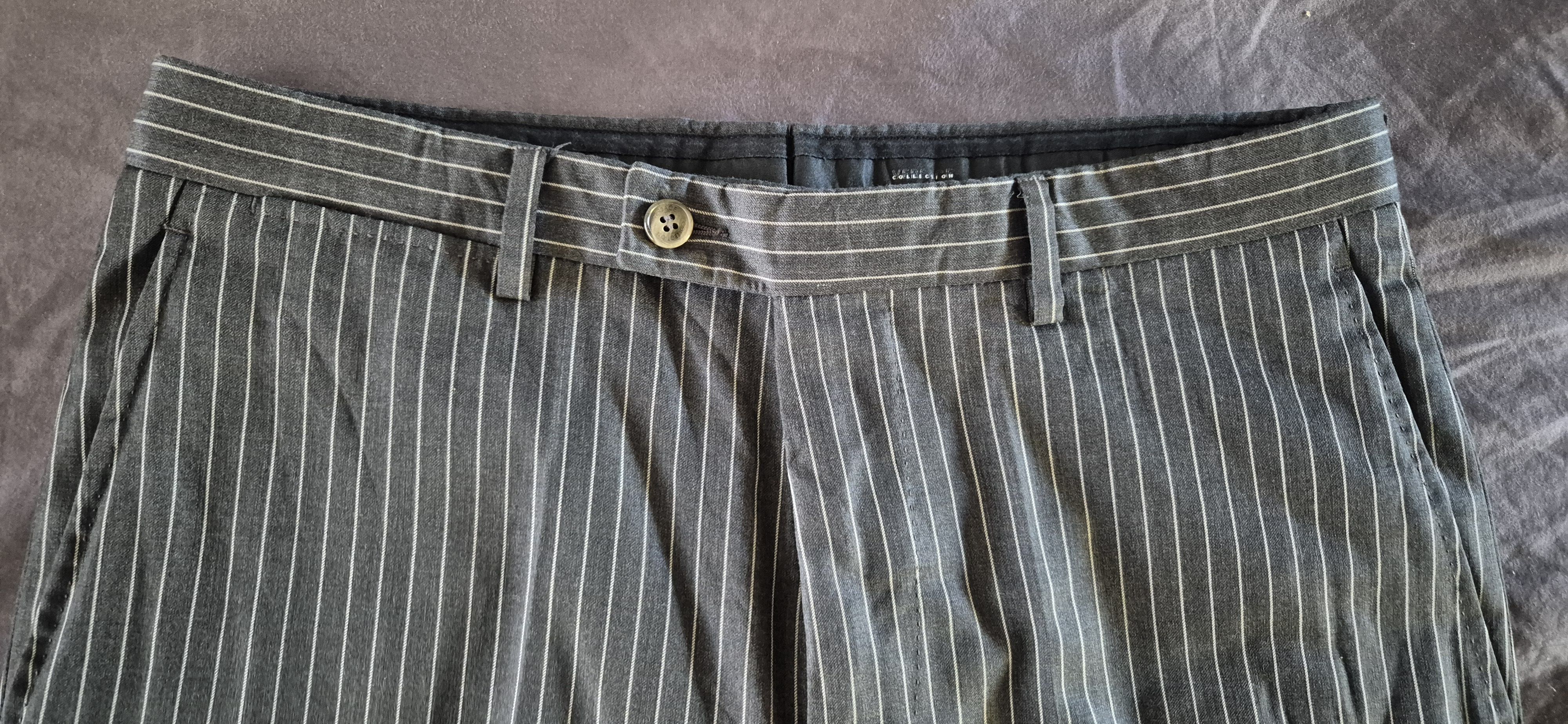 Versace Vintage Versace Pinstripe Suit Size 48R - 6 Thumbnail