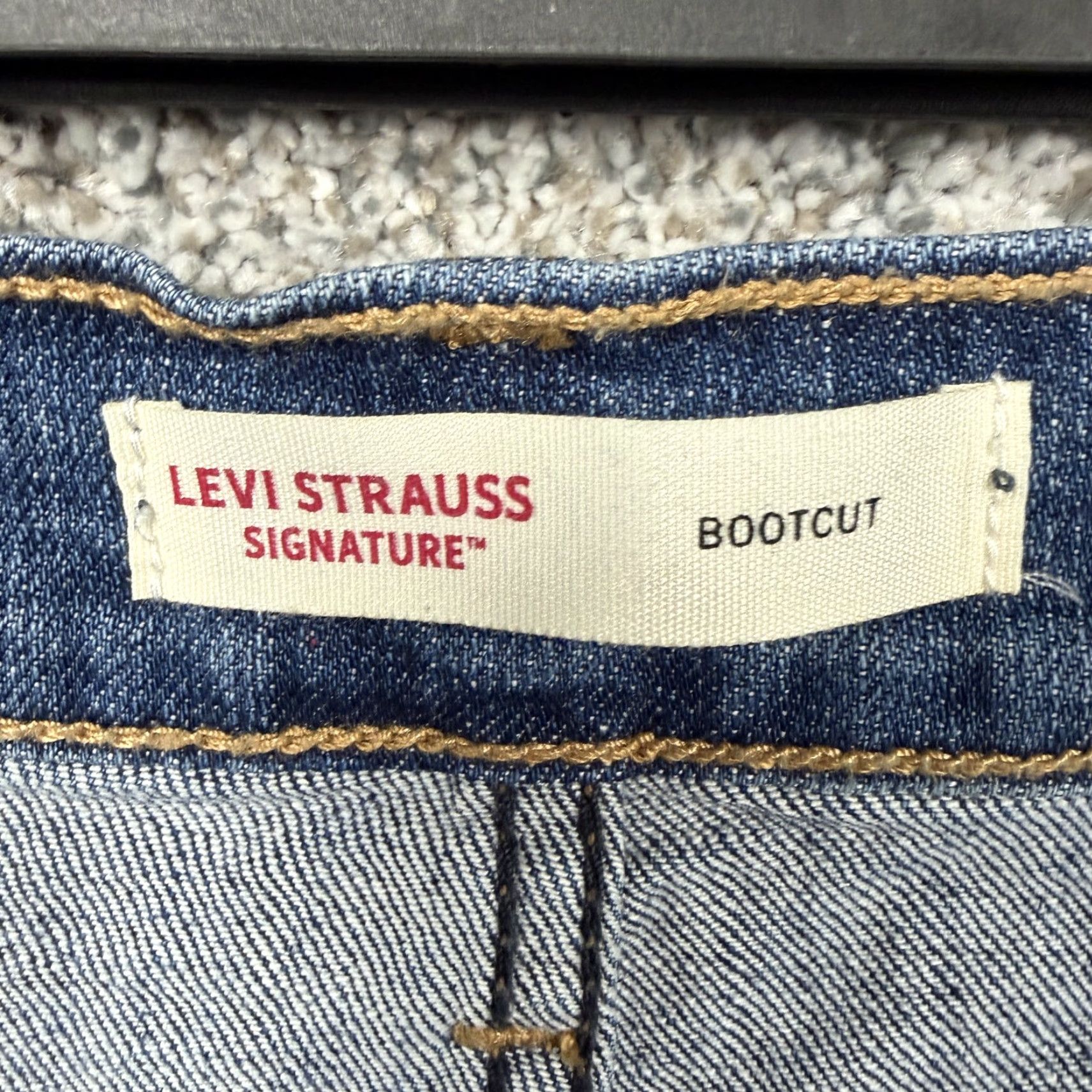 Vintage Levi Strauss Signature Jeans Mens 38x32 Blue Bootcut Stretch Denim Classic Size US 38 / EU 54 - 7 Thumbnail
