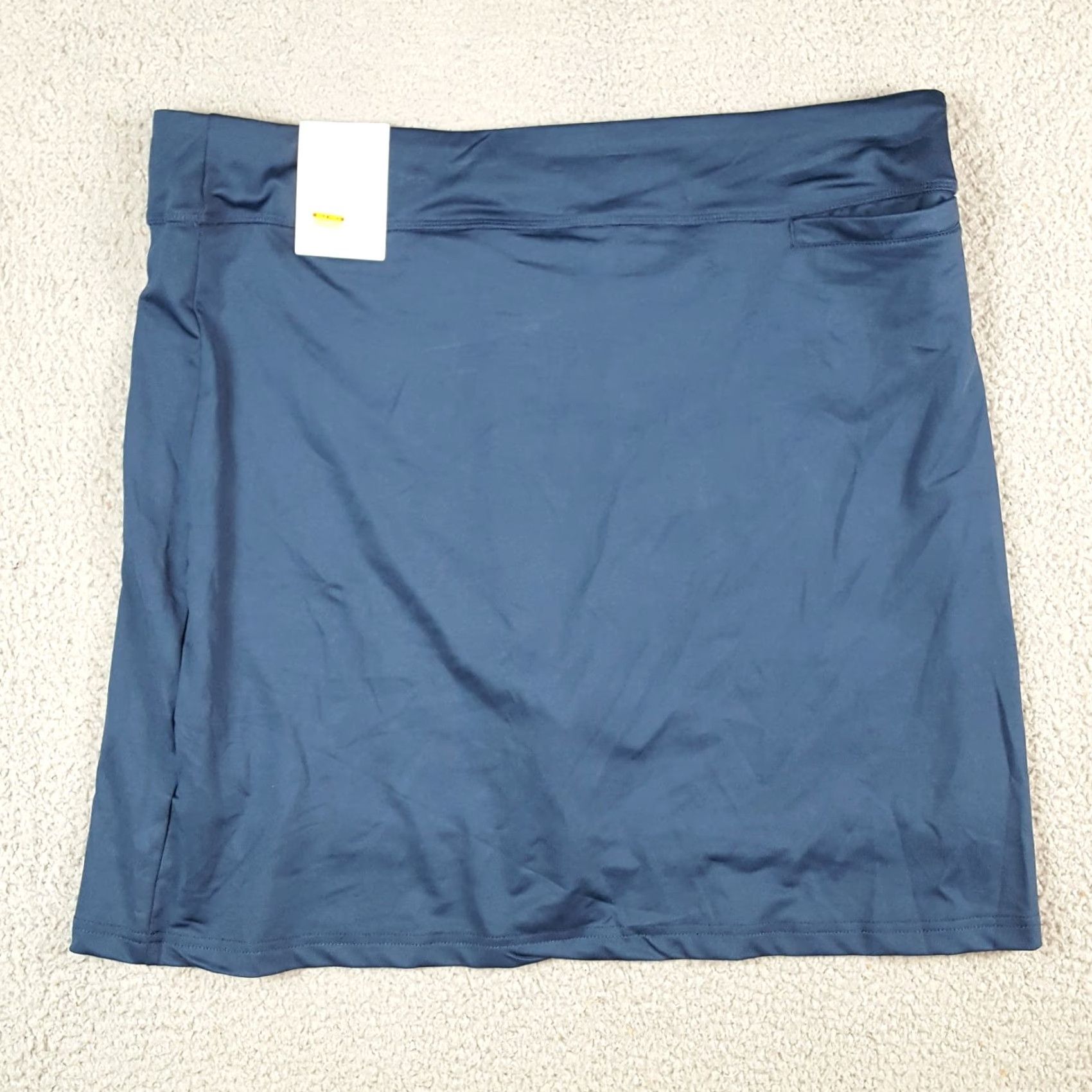 Vintage AUR Navy Blue Lightweight 2XL Skort Women Tennis Golf Mini Skirt Athletic Workout Gym N98 Size 40" / US 18 - 5 Thumbnail