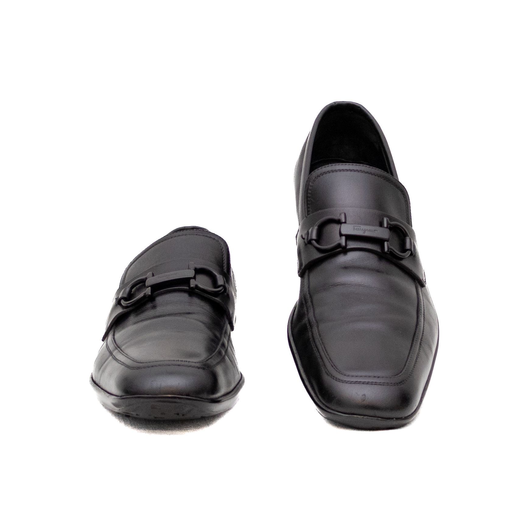 Salvatore Ferragamo Salvatore Ferragamo Men’s Black Leather Gancio Bit Loafers Size US 11 / EU 44 - 4 Thumbnail