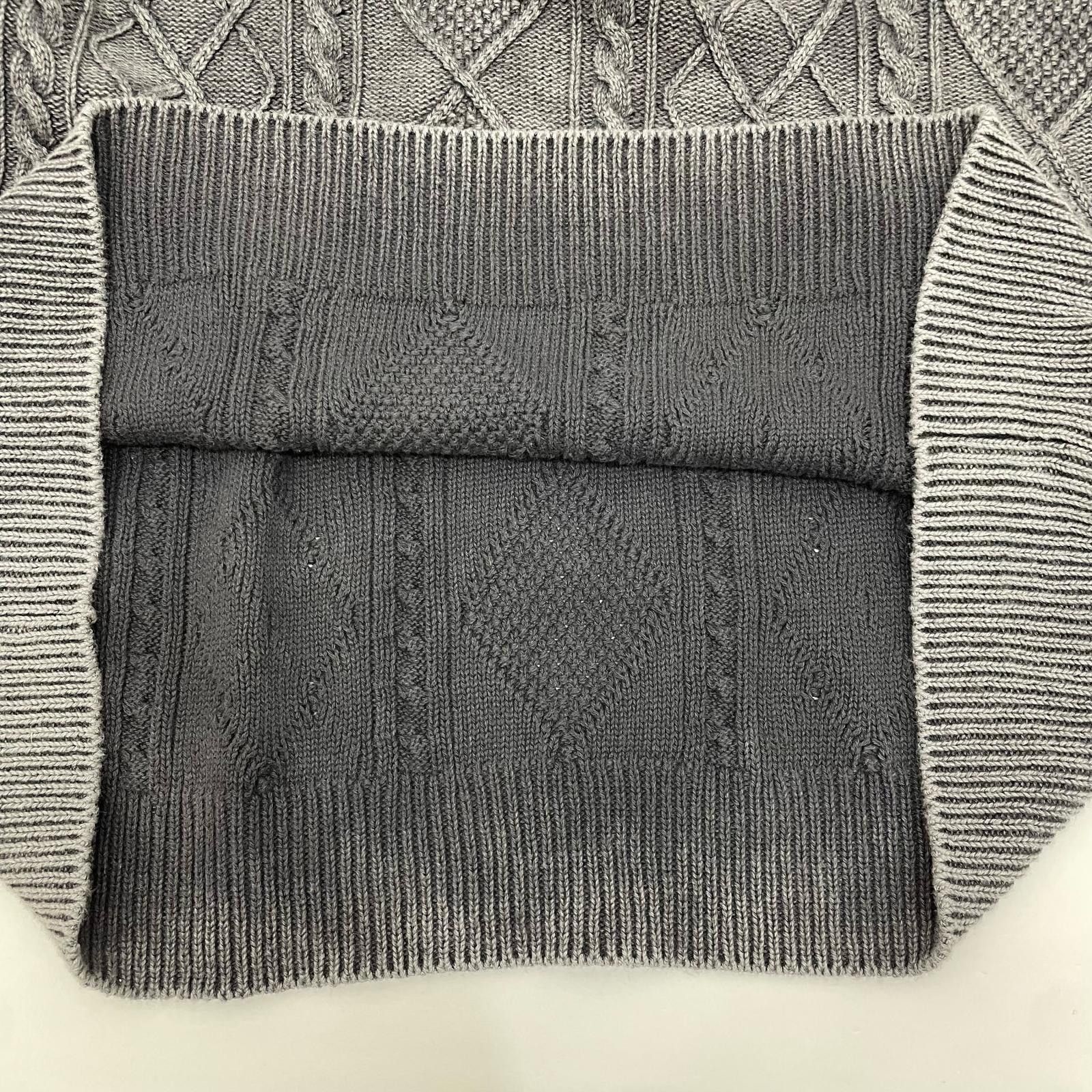 Yohji Yamamoto Yohji Yamamoto POUR HOMME DISCHARGE HIGH NECK KNIT Size US L / EU 52-54 / 3 - 5 Thumbnail