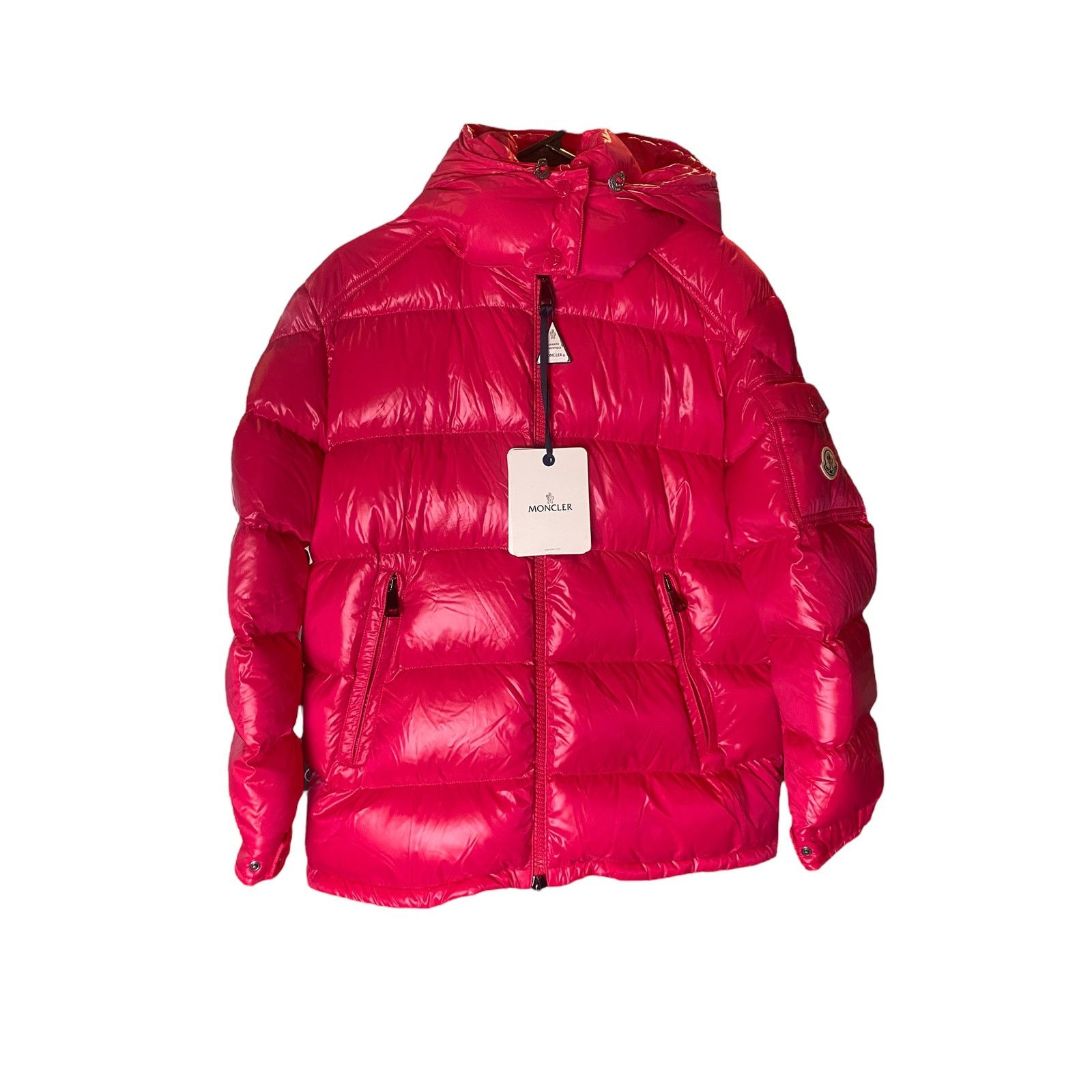 Moncler Moncler Maire Water Resistant Down Puffer Jacket Pink 2 Size S / US 4 / IT 40 - 2 Thumbnail