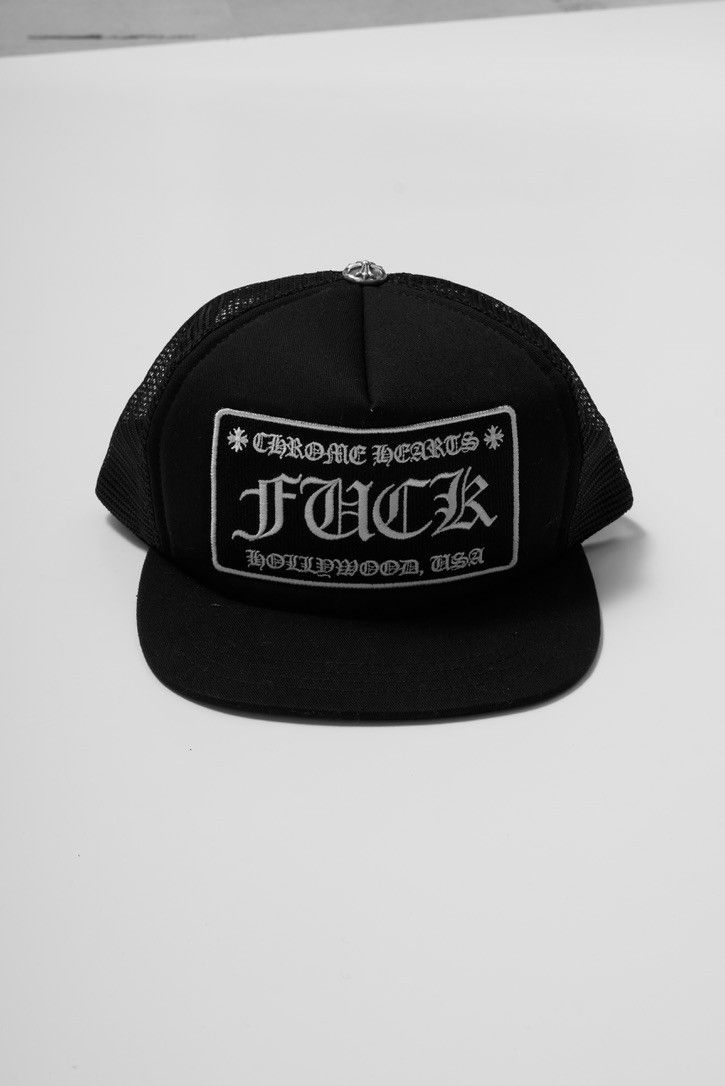 Chrome Hearts Chrome Hearts FUCK Hollywood Trucket hat Size ONE SIZE - 5 Thumbnail
