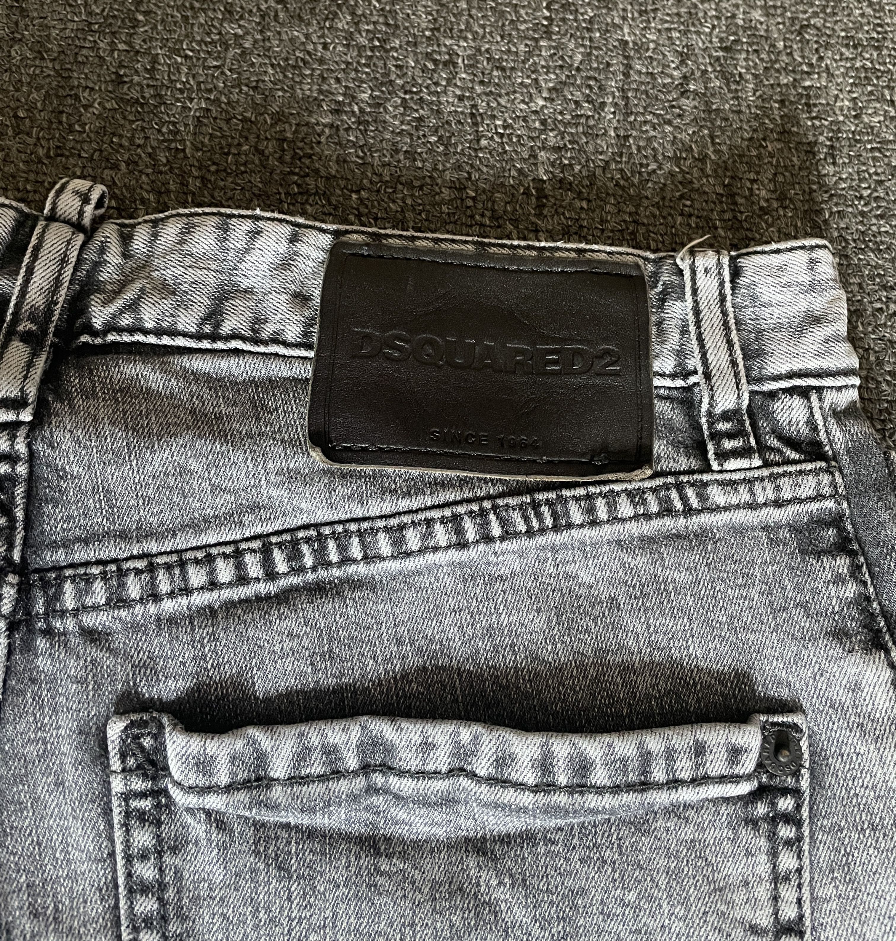 Dsquared2 Dsquared2 Blue Rubbed White Wash Slim Fit Jeans Size 46 Size US 30 / EU 46 - 6 Thumbnail