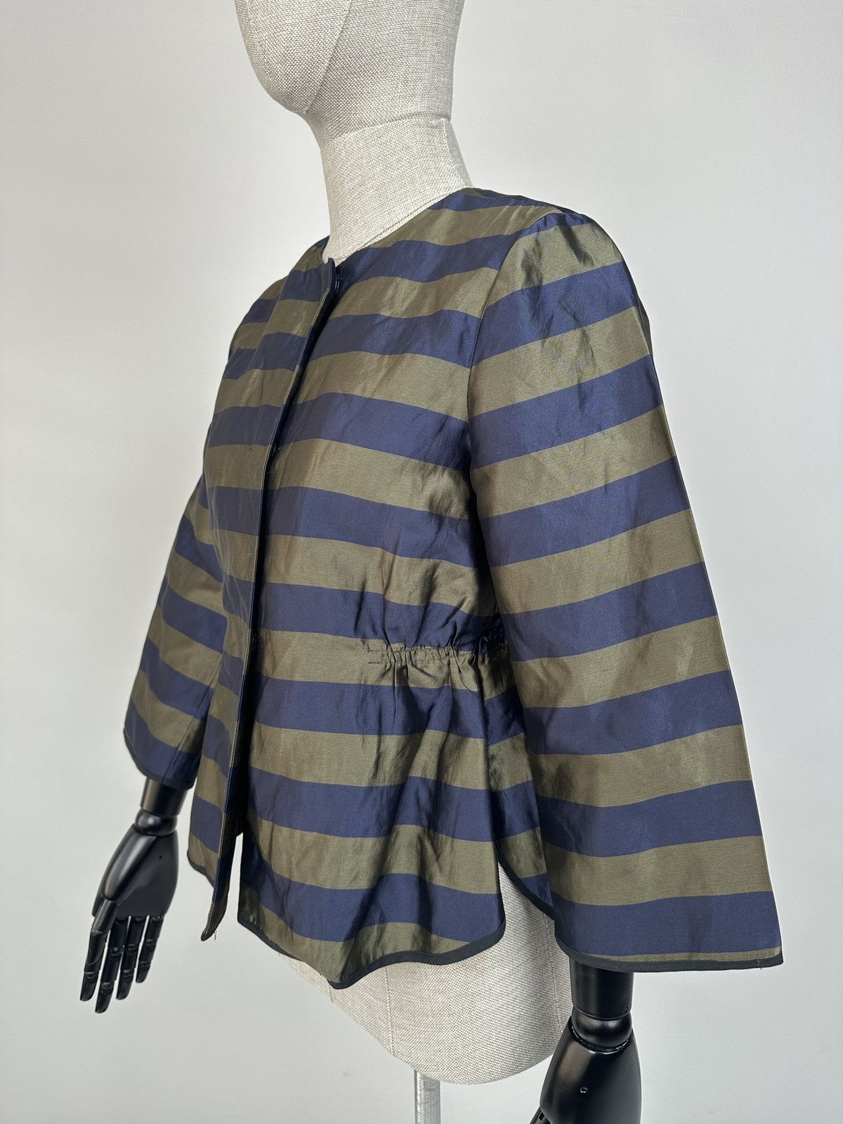 Other ODEEH Germany Metallic Organdi Striped Blazer Jacket size 36 Size S / US 4 / IT 40 - 10 Thumbnail