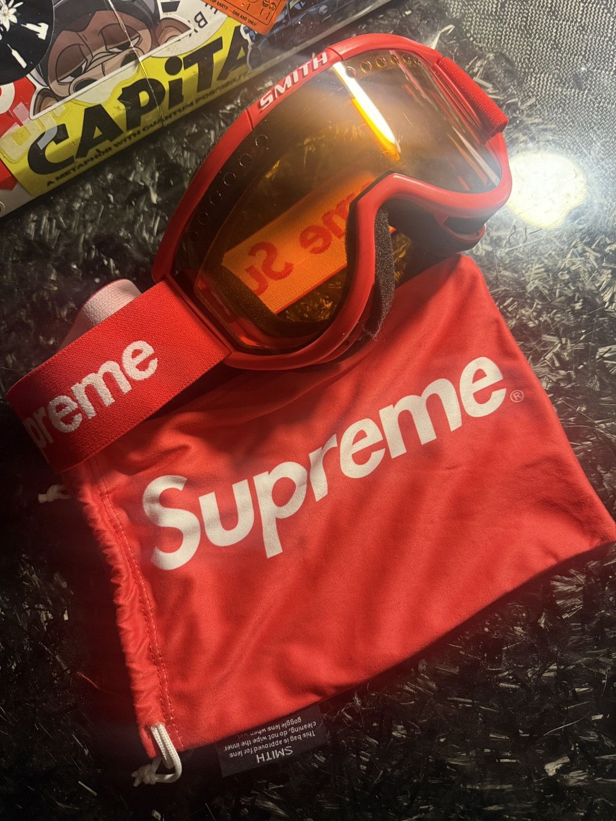 Supreme Supreme x Smith Ski / Snowboard Goggles Size ONE SIZE - 1 Thumbnail