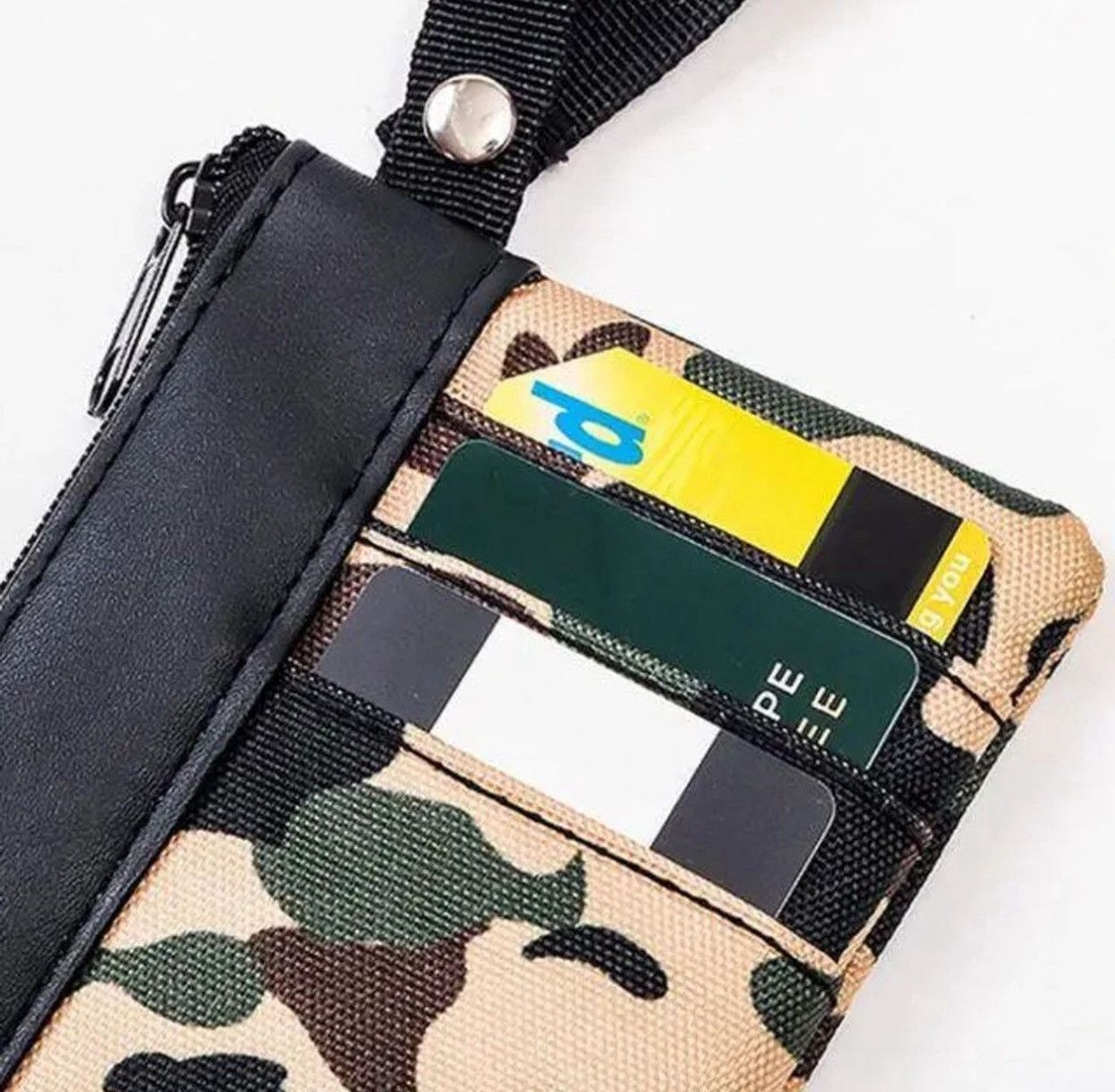 Bape 🔥BAPE CAMO LOGO TOTE BAG + BABY MILO MINI WALLET SET Size ONE SIZE - 5 Thumbnail