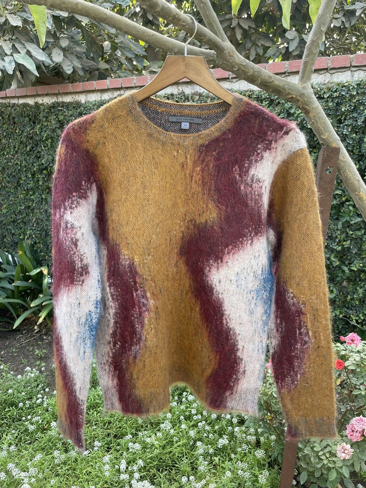 John Varvatos John Varvatos Rolante Mohair Crewneck Sweater XS Size US XS / EU 42 / 0 - 3 Thumbnail