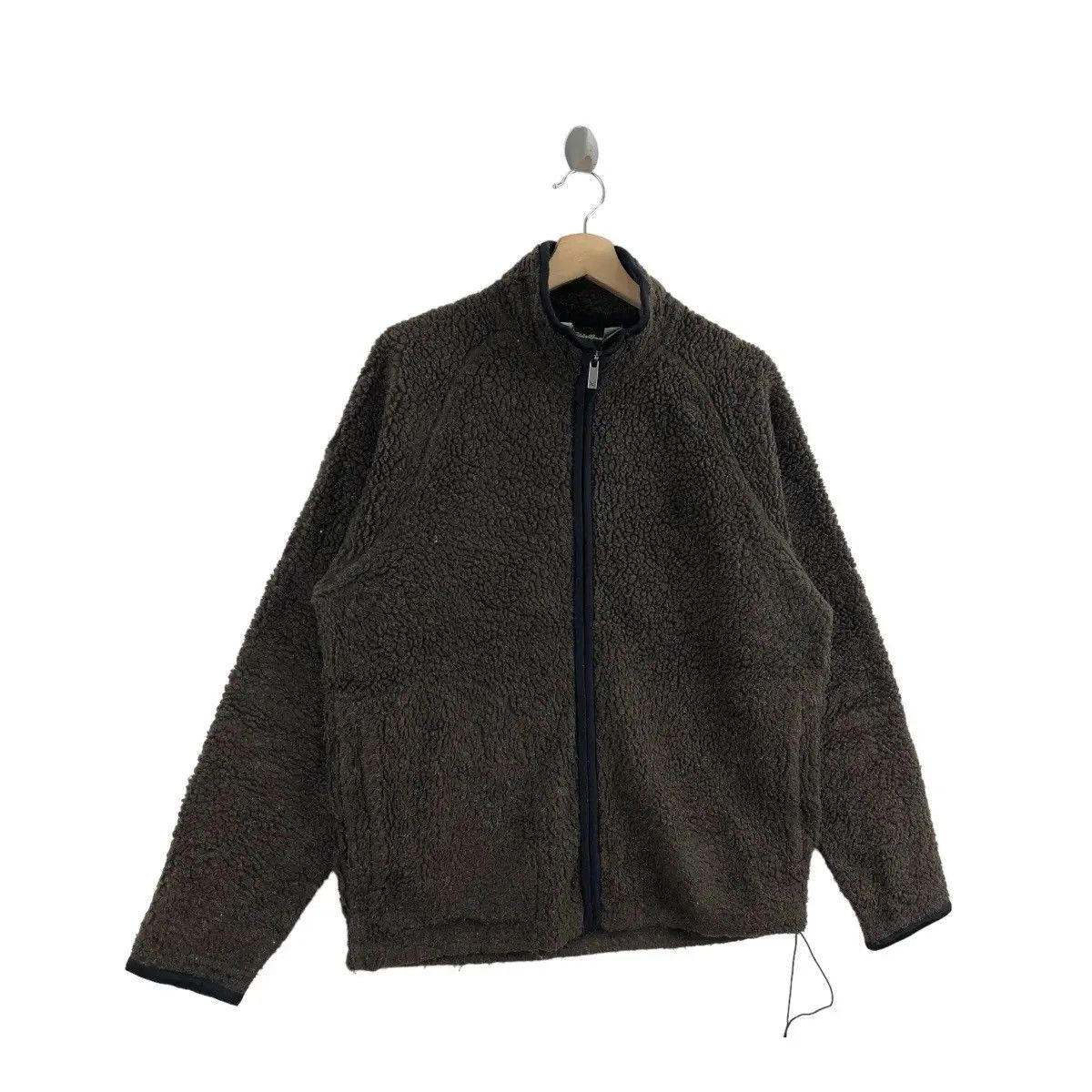 Eddie Bauer Vtg EDDIE BAUER SHERPA Deep Pile Brown Fleece Jacket Outdoor Size US M / EU 48-50 / 2 - 4 Thumbnail
