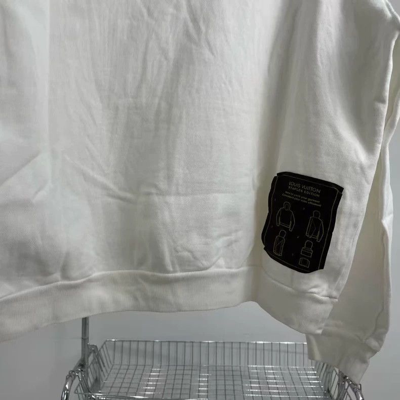 Other louis vuitton white hoodie L-2508 Size US L / EU 52-54 / 3 - 3 Thumbnail