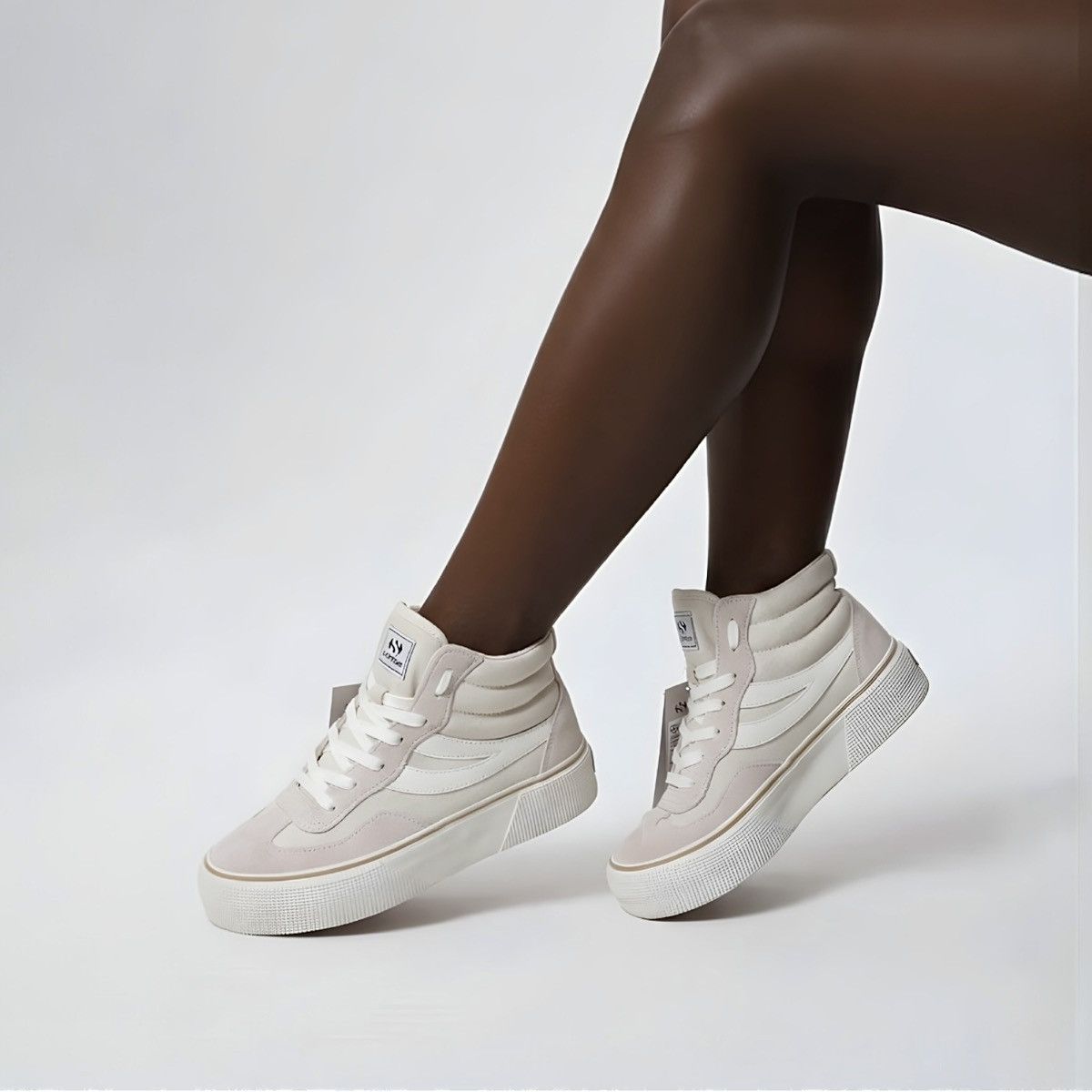 Superga Superga Women’s 3141 Revolley Platform Sneakers Beige Sz 7 Size US 7 / IT 37 - 6 Thumbnail