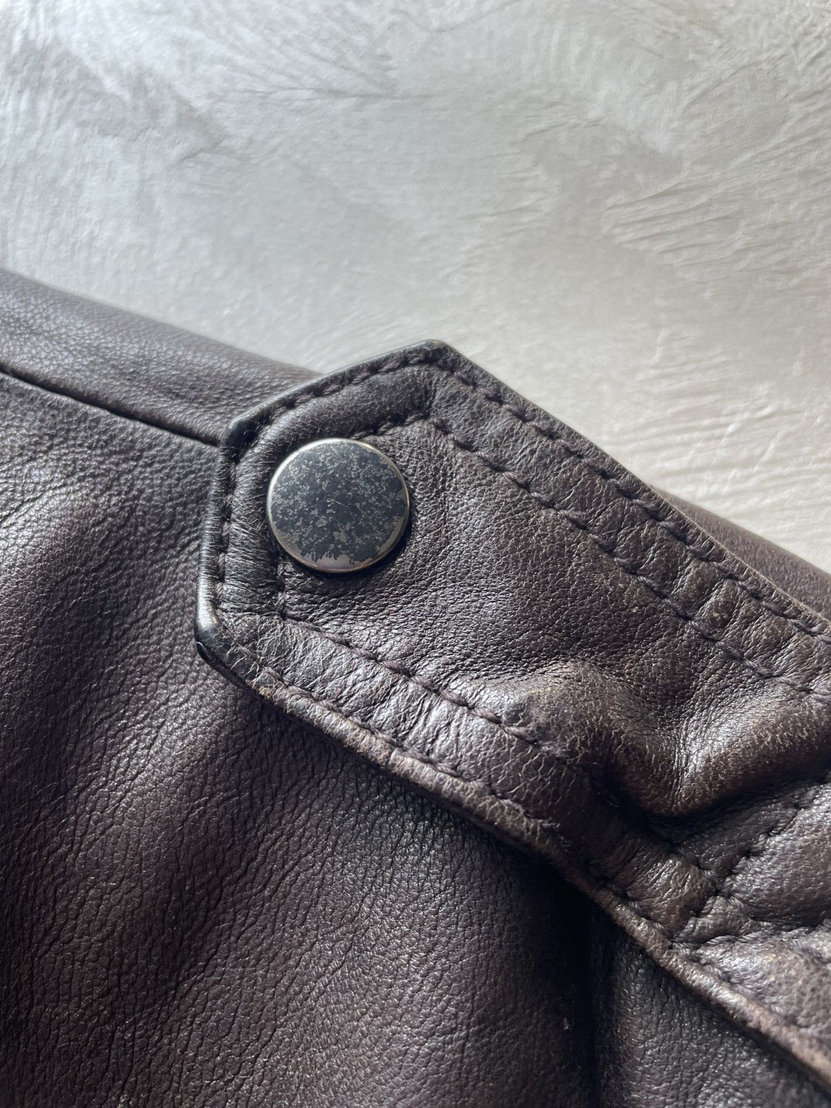Allsaints ALLSAINTS SPITALFIELDS LoT A LEATHER JACKET MILITARY BIKER Size US S / EU 44-46 / 1 - 10 Thumbnail