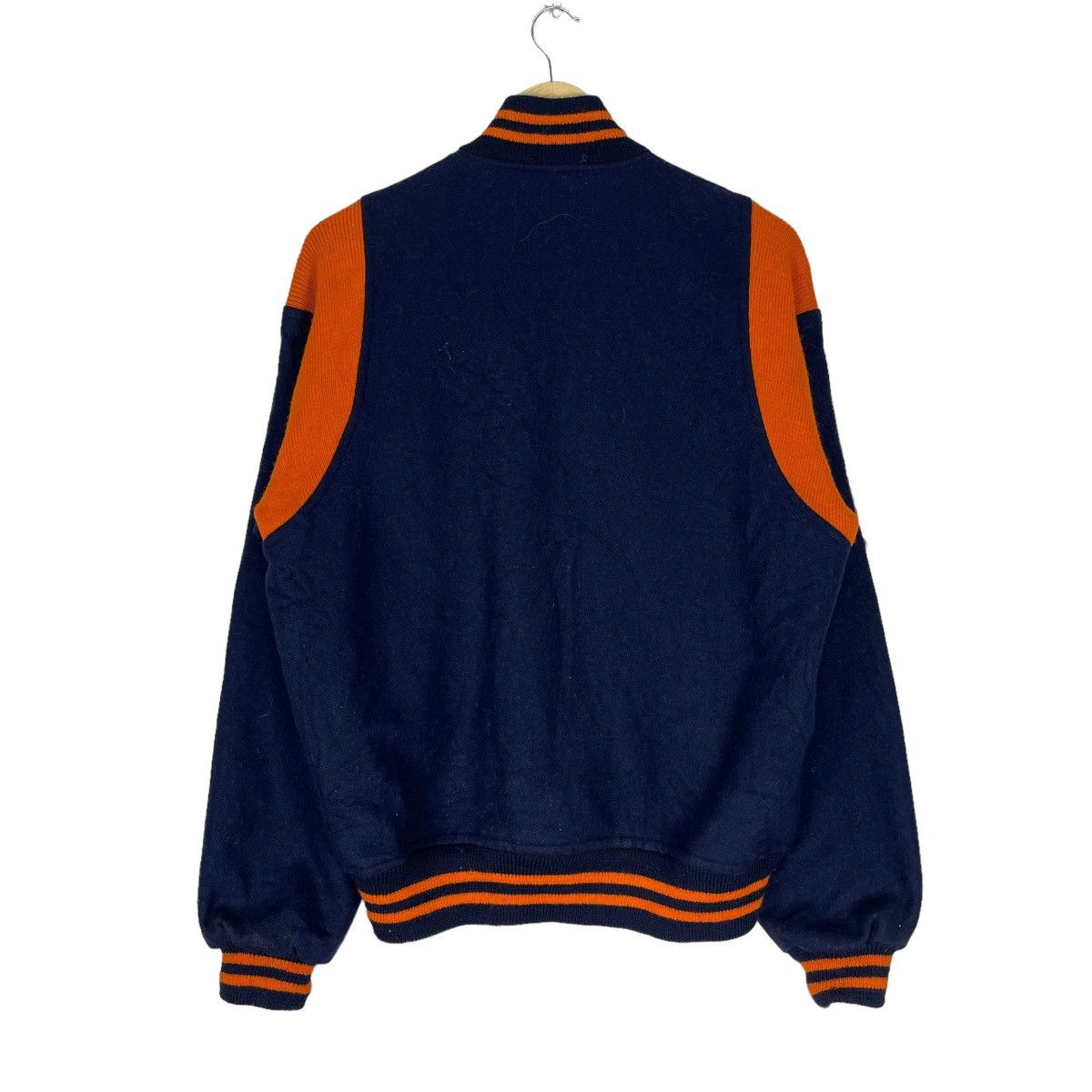 Japanese Brand × Vintage ❄️80s YAMATE VARSITY WOOL SNAP BUTTON JACKET Size US S / EU 44-46 / 1 - 8 Thumbnail
