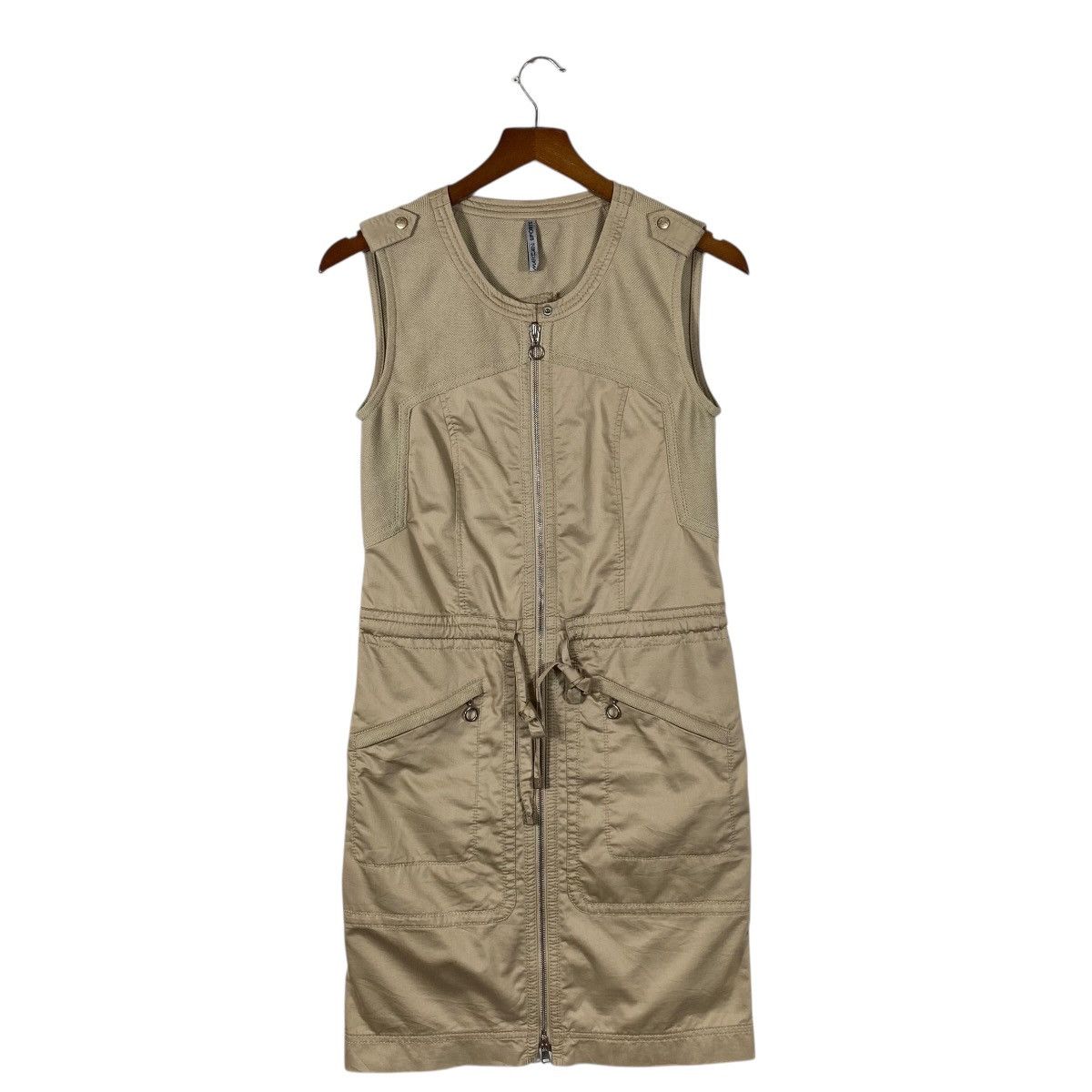 Marc Cain Sports Dress Zipper Belt And Pockets Size N 2