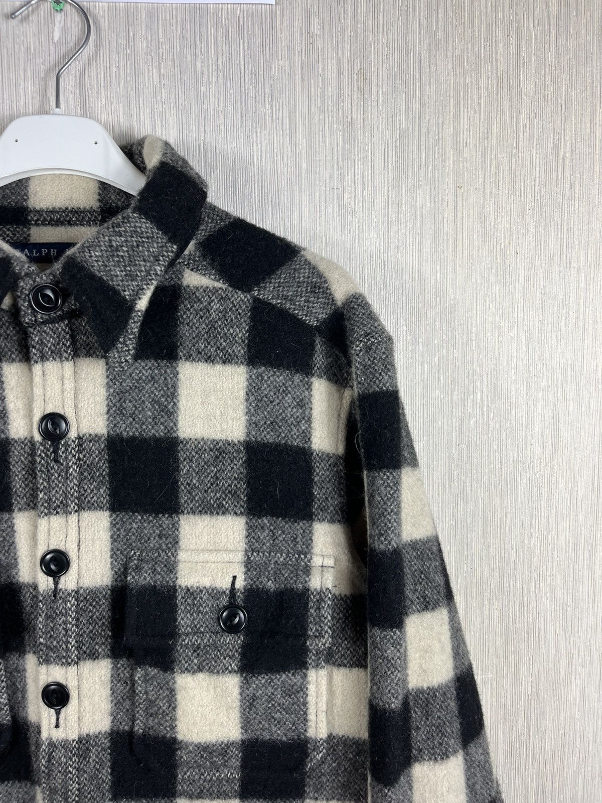 Flannel × Ralph Lauren × Vintage Vintage Ralph Lauren cropped wool plaid flannel jacket shirt Size US M / EU 48-50 / 2 - 4 Thumbnail