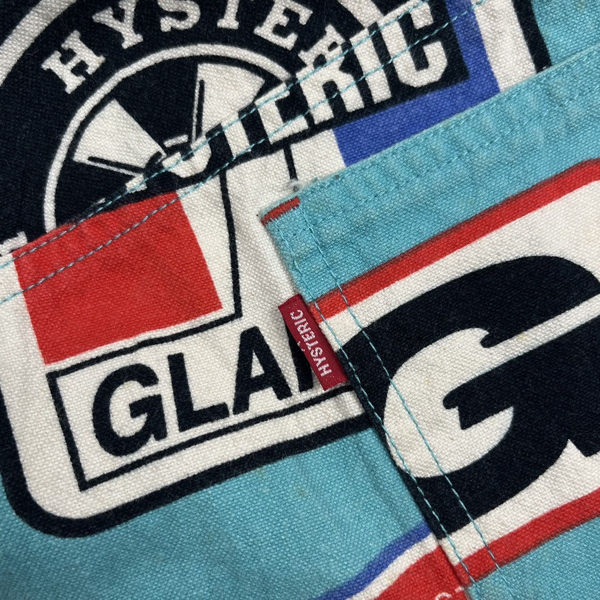 Beauty Beast × Hysteric Glamour y2k vtg 90s Hysteric Glamour motorcycle slogan patches skirt Size 29" - 6 Thumbnail