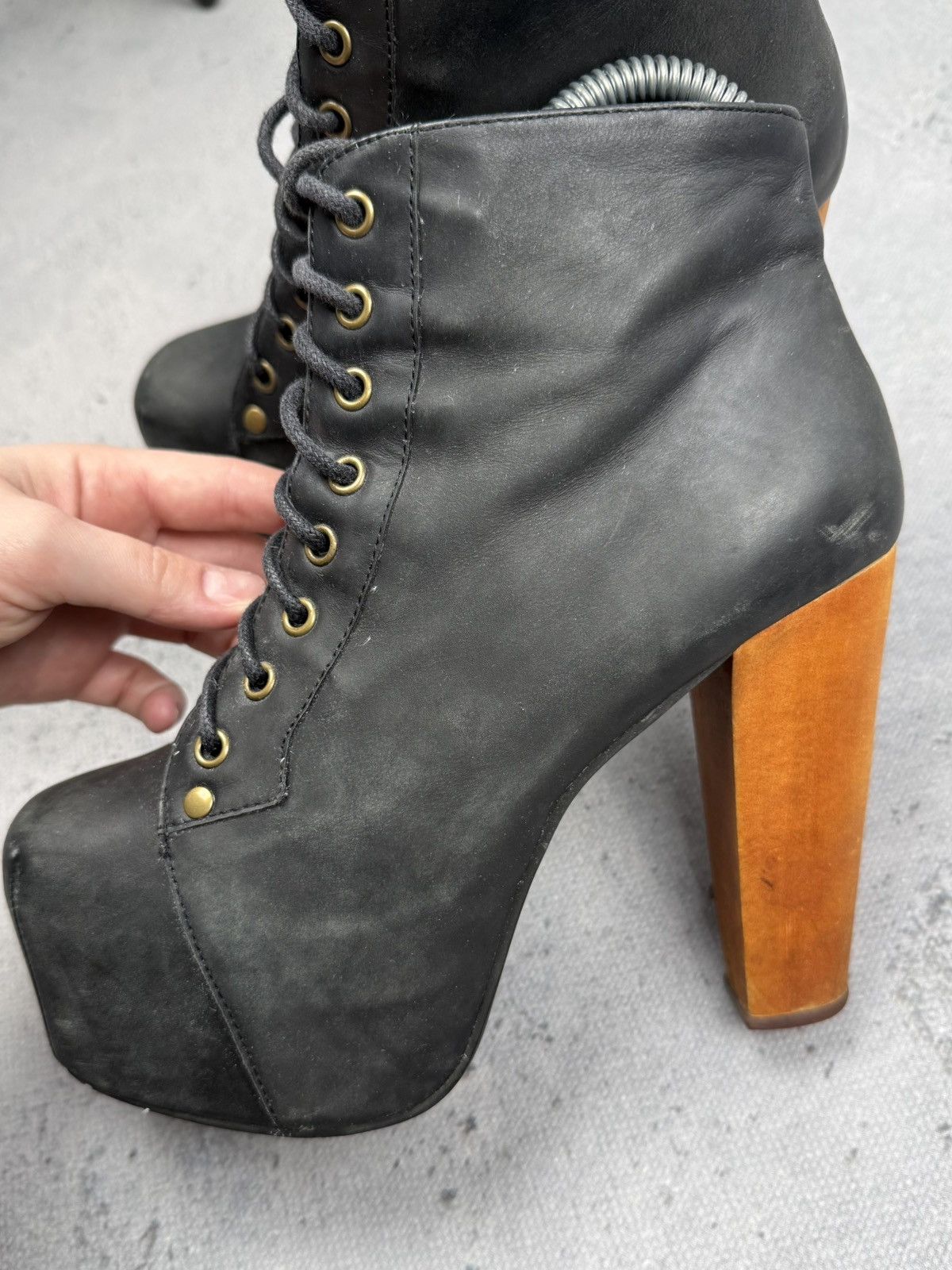 Jeffrey Campbell Havana Last by Jeffrey Campbell Handmade Leather Boots Size US 6 / IT 36 - 5 Thumbnail