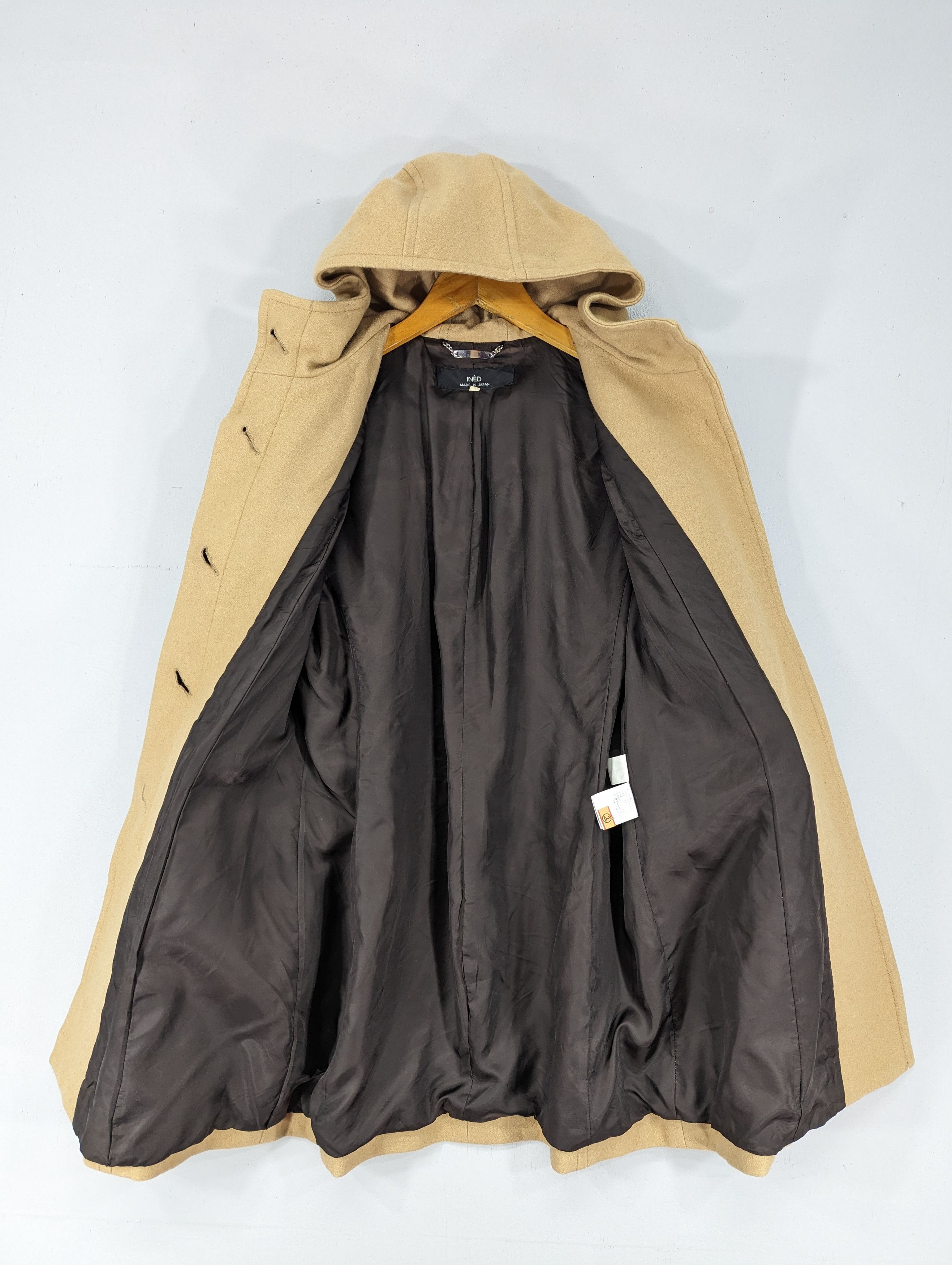 Yohji Yamamoto 🔥RARE🔥Ined By Yohji Yamamoto Wool Hooded Jacket Size S / US 4 / IT 40 - 11 Thumbnail