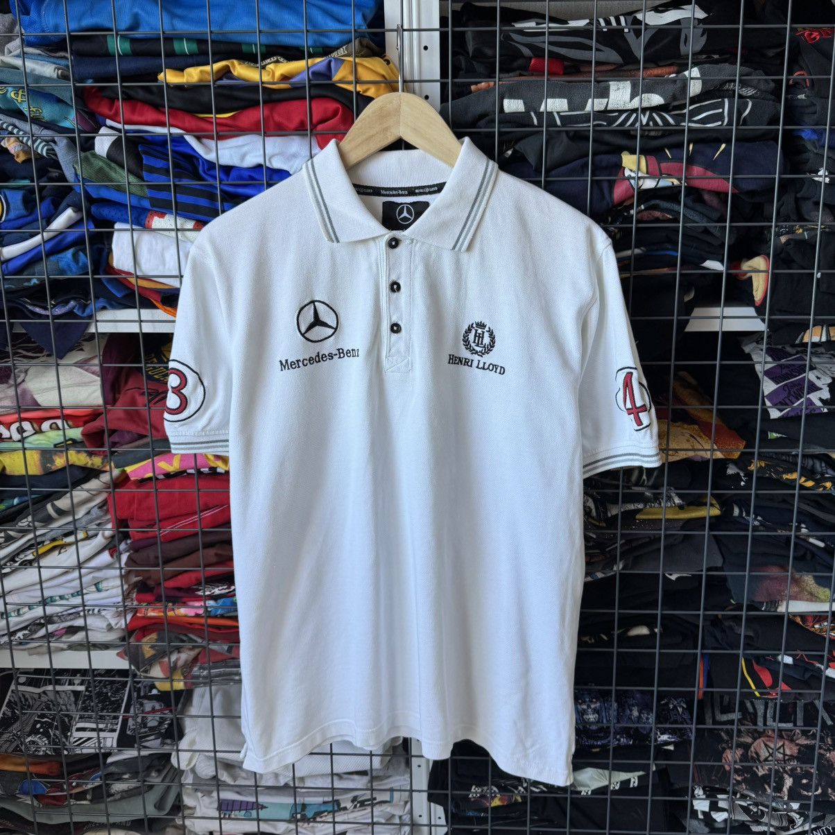 Mercedes-Benz Vintage Mercedes Benz X Henry Lloyd Racing Polo Size US M / EU 48-50 / 2 - 1 Thumbnail