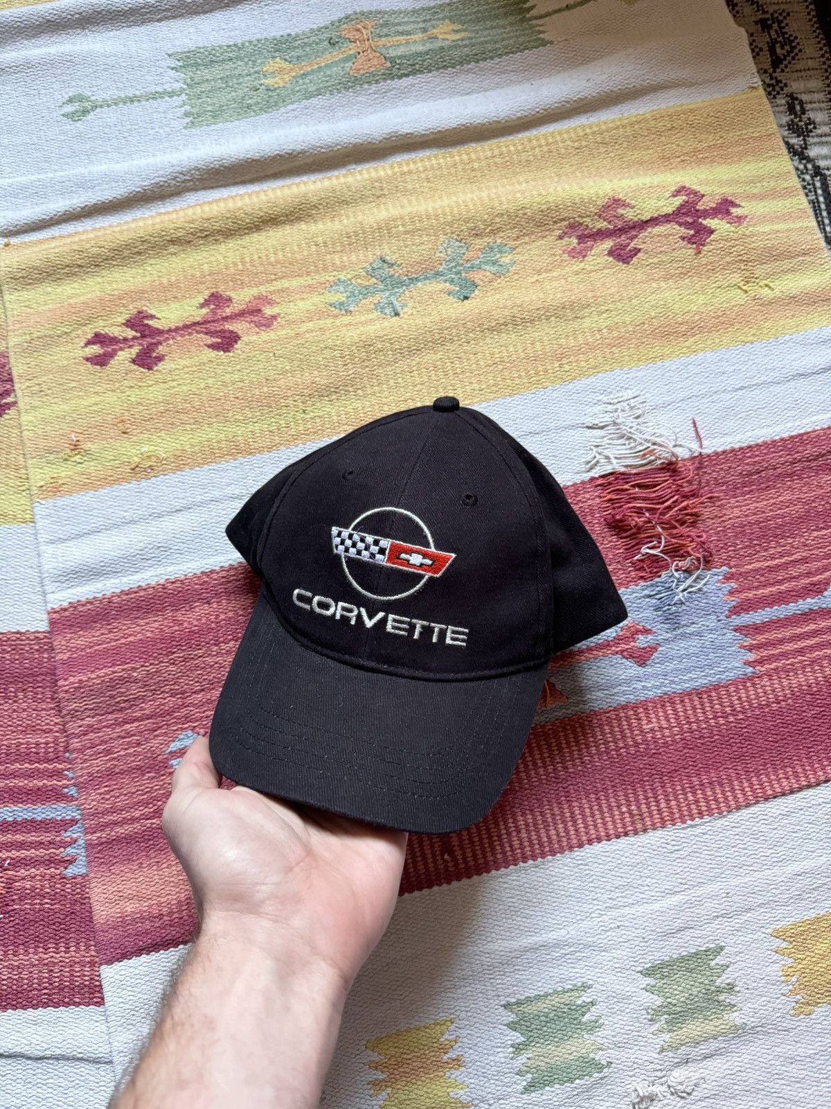 Vintage Vintage 00’s Corvette Chevrolet Formula 1 Racing Hat Size ONE SIZE - 1 Thumbnail