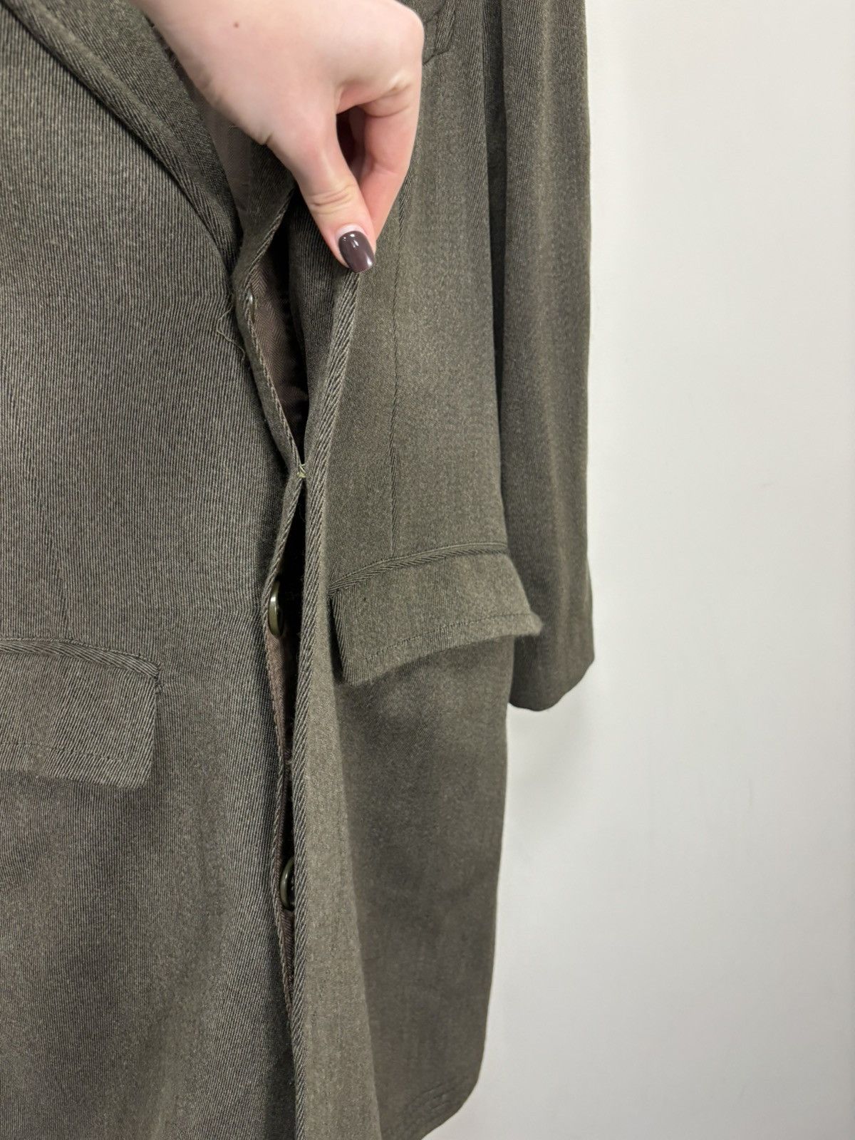Ermenegildo Zegna Vintage Ermenegildo Zegna Soft Italian Classic Wool Coat Size US M / EU 48-50 / 2 - 13 Thumbnail