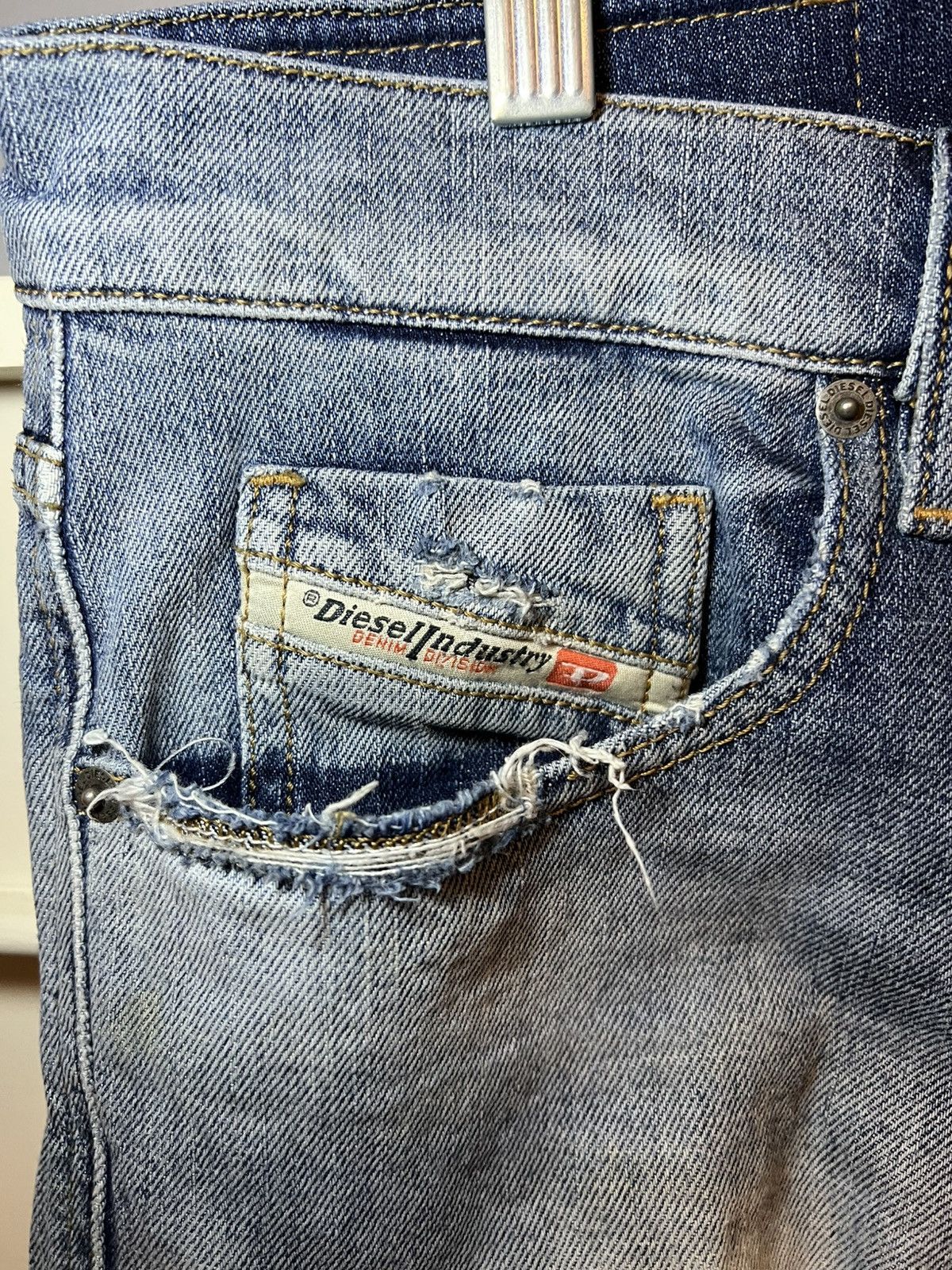 Diesel Vintage Diesel D-STRUKT D-stressed in Italy slim jeans Size US 34 / EU 50 - 4 Thumbnail