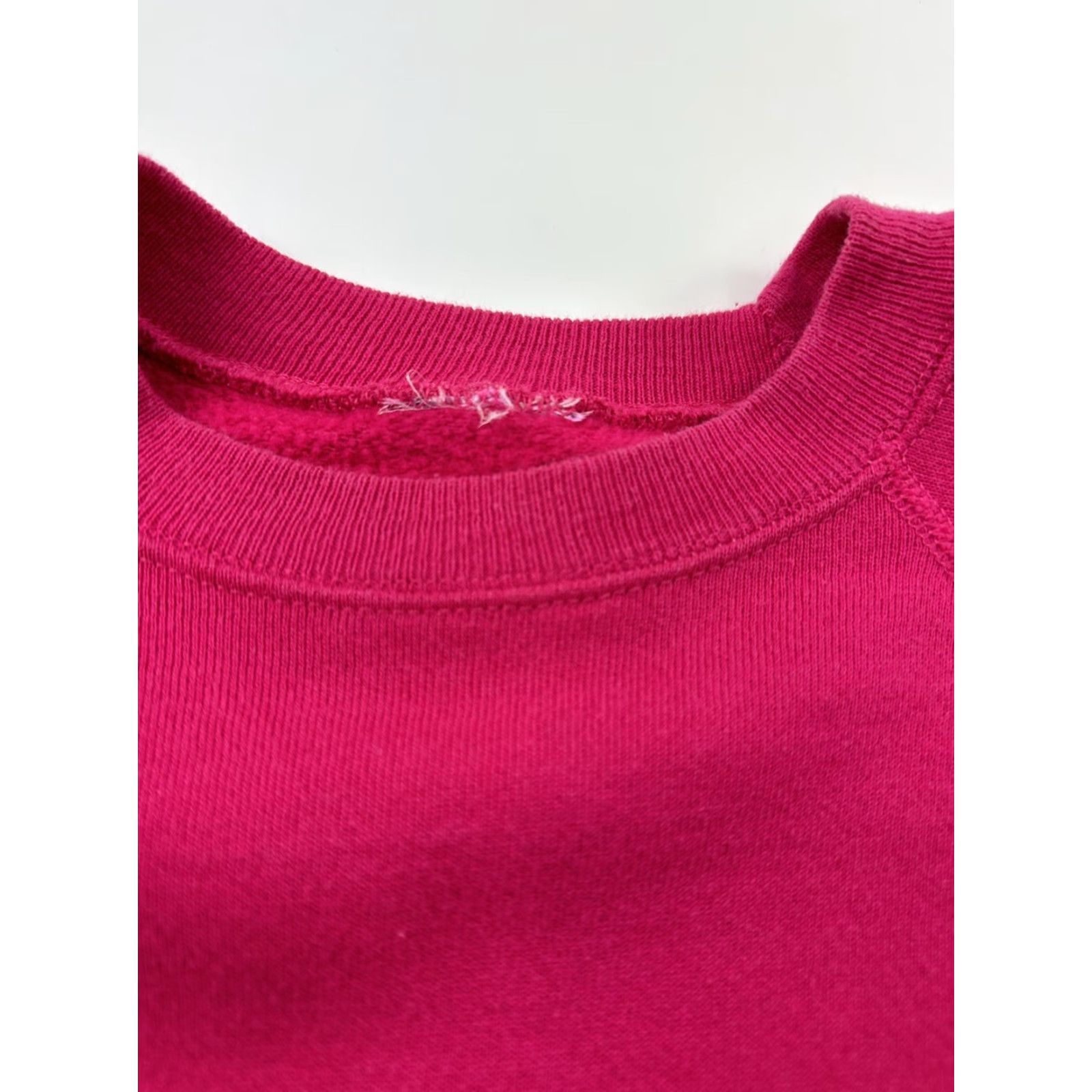 Vintage VINTAGE Sweatshirt Adult Medium Pink BBark Plumbing Portland Oregon Crew Neck Size US M / EU 48-50 / 2 - 2 Thumbnail