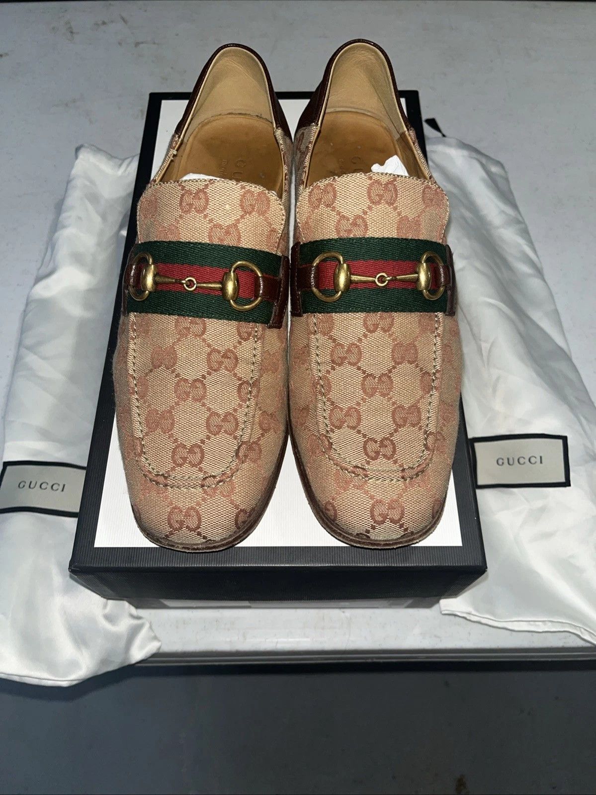 Gucci Gucci Horsebit Loafers Brown 8.5 Monogram Canvas | Grailed display picture 3