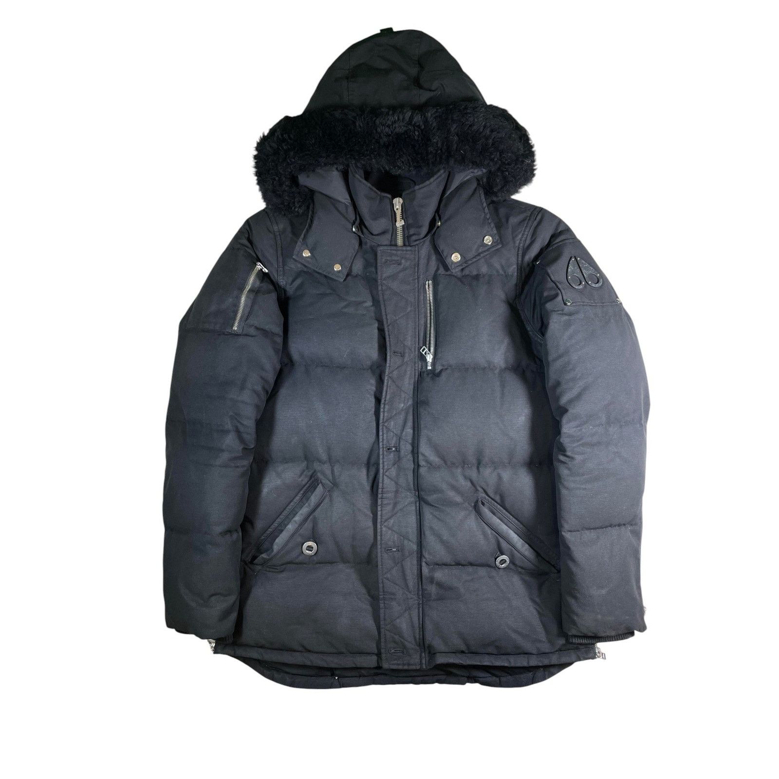 Moose Knuckles Moose Knuckles Black Fur 3Q Black Jacket Size US L / EU 52-54 / 3 - 1 Thumbnail