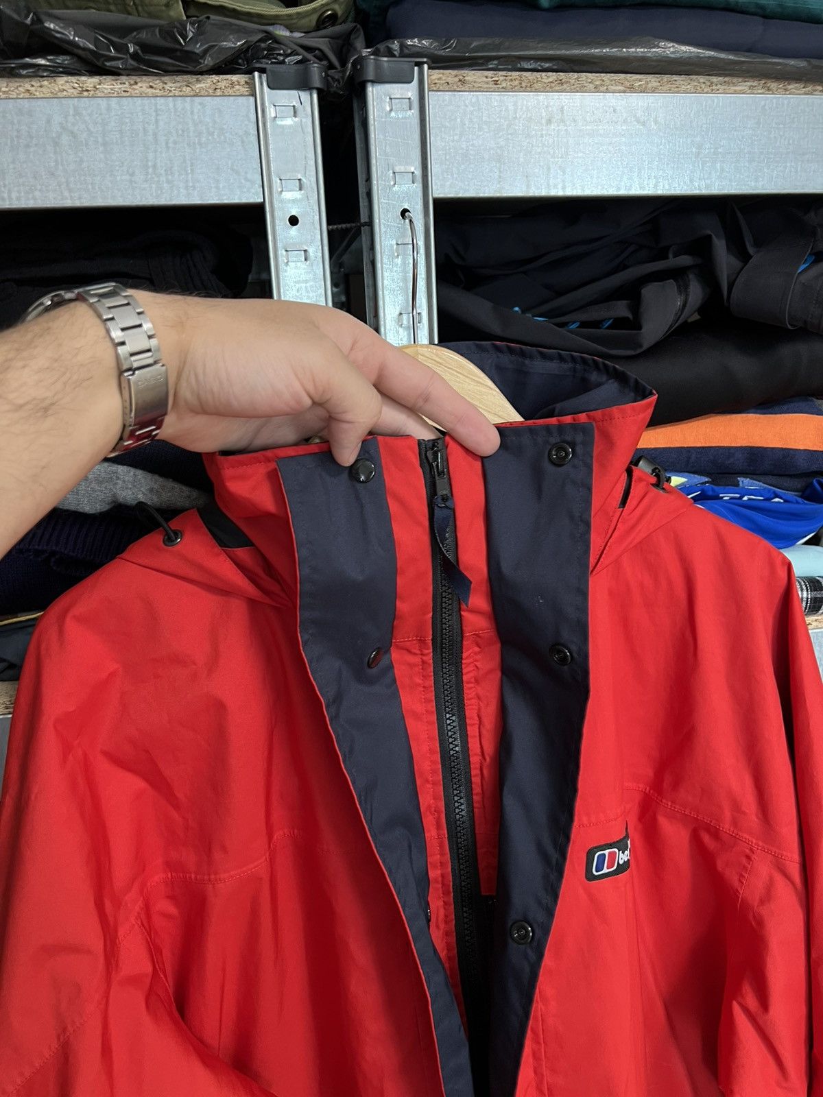 Berghaus × Vintage Berghaus Driaqua Vintage Waterproof Jacket Sz 16 Breathable Size L / US 10 / IT 46 - 8 Thumbnail