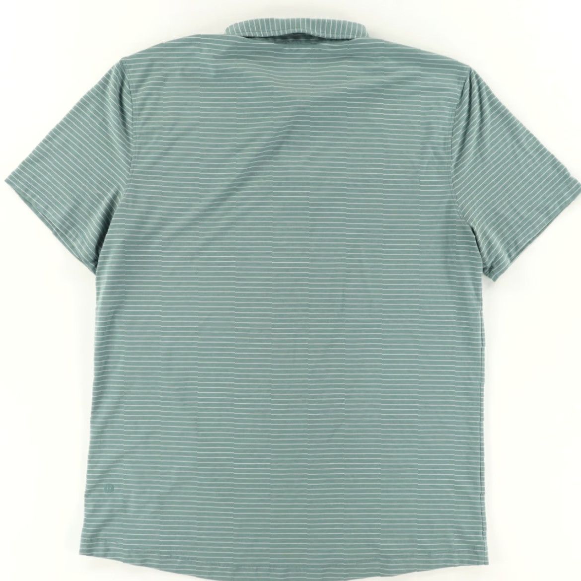 Lululemon Lululemon Evolution Polyester Striped Polo Shirt Green Men's L Size US L / EU 52-54 / 3 - 4 Thumbnail