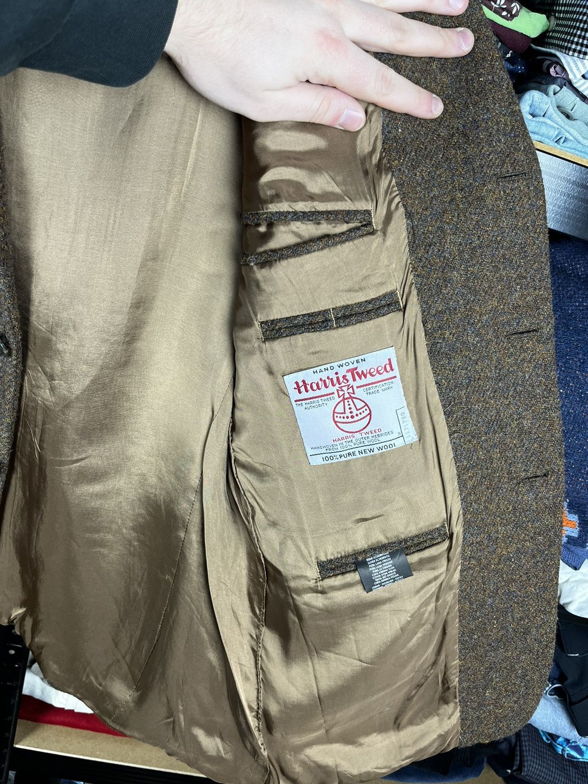 Harris Tweed × Vintage Harris Tweed wool blaze jacket Size 48R - 9 Thumbnail