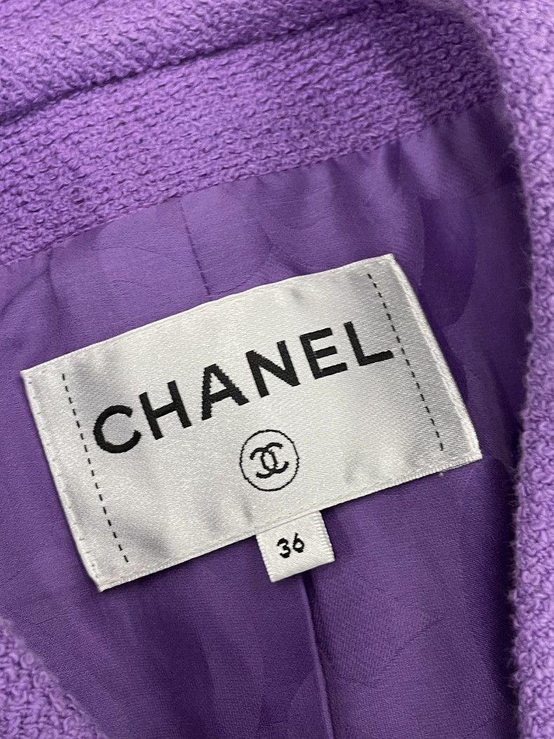 Chanel Chanel 20c Station Series Purple Four-pocket Jacket Size XS / US 0-2 / IT 36-38 - 5 Thumbnail