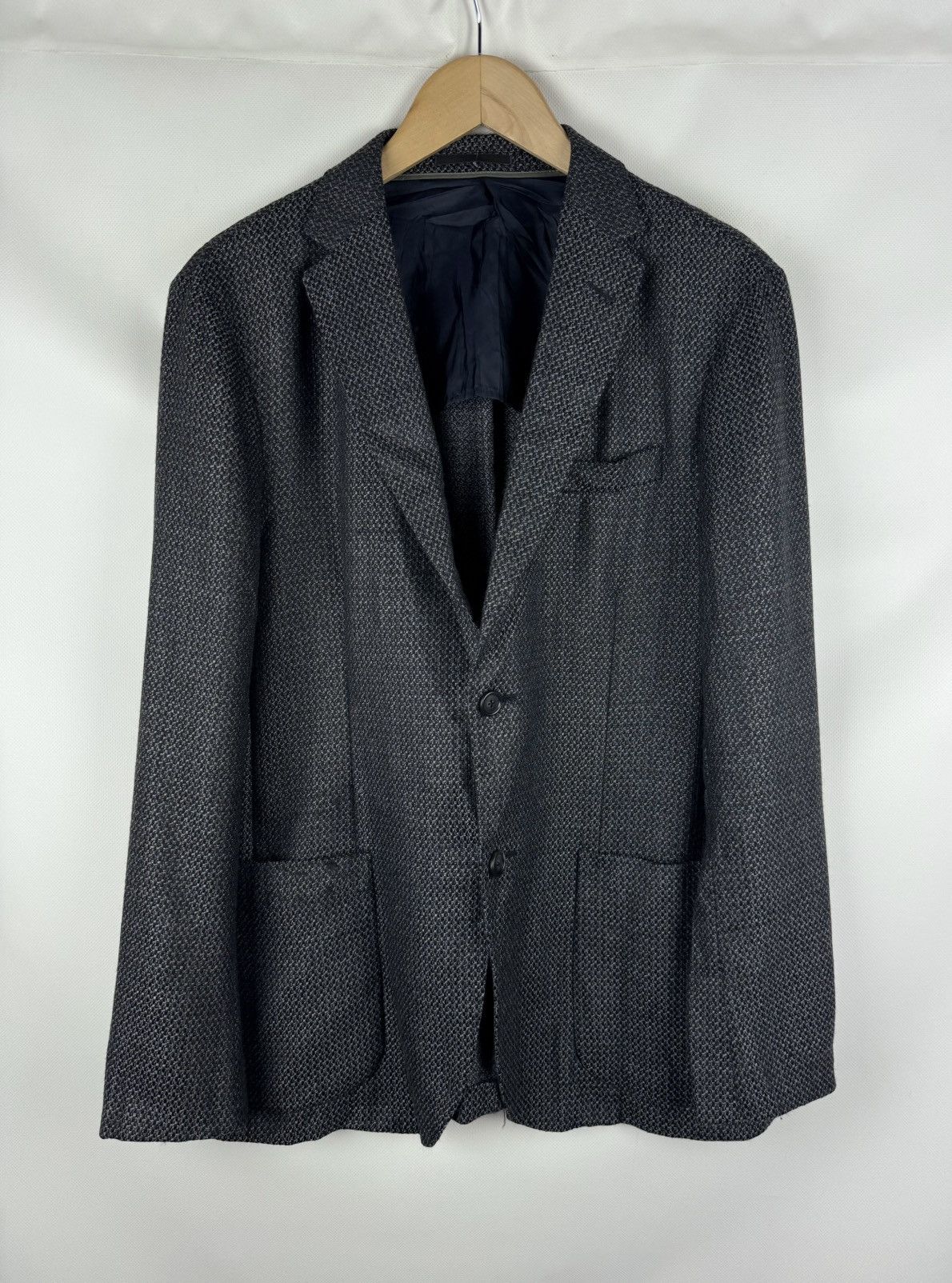 Z Zegna Z Zegna Drop 7 Shirt Wool Half Lined Blazer Jacket Sportcoat Size 40R - 1 Thumbnail